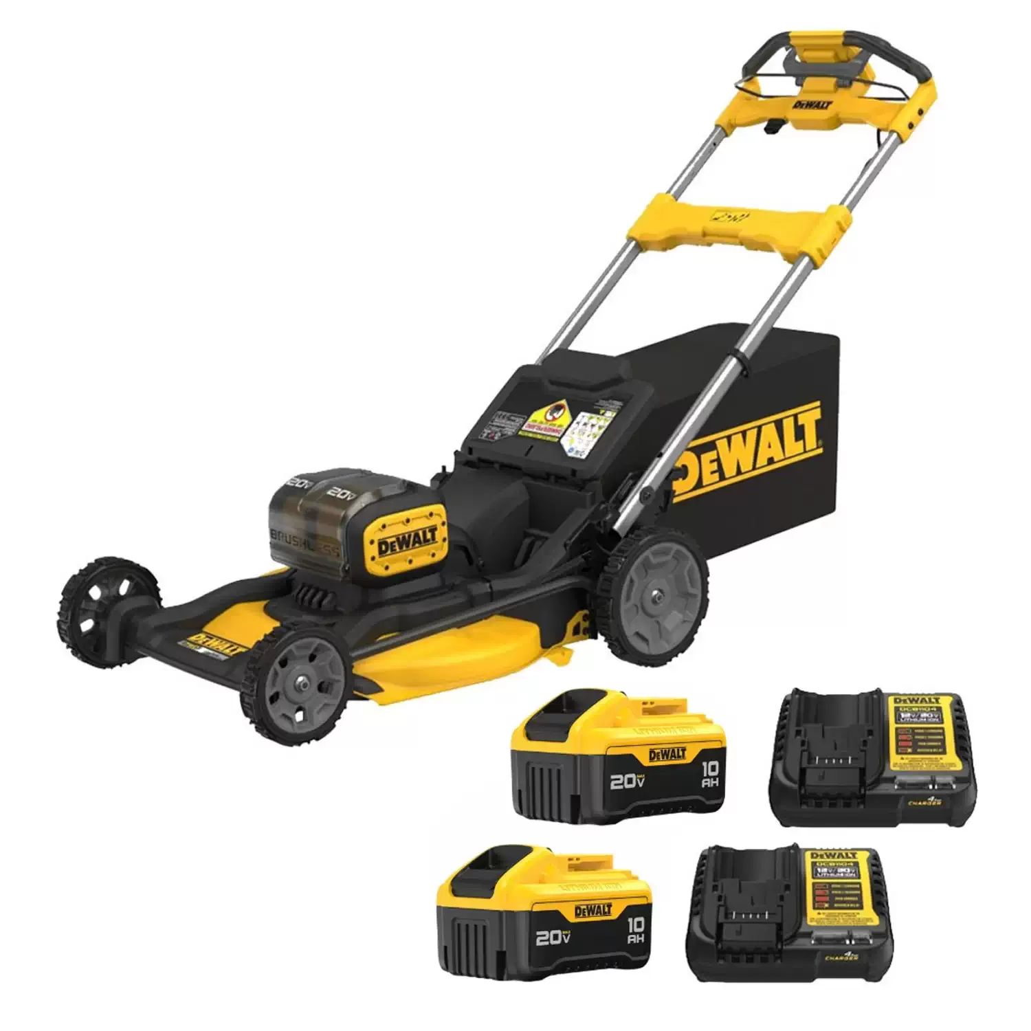 DEWALT DCMWSP256U2-CA 2X20V MAX XR 21" Brushless RWD Self-Propelled Lawn Mower Kit