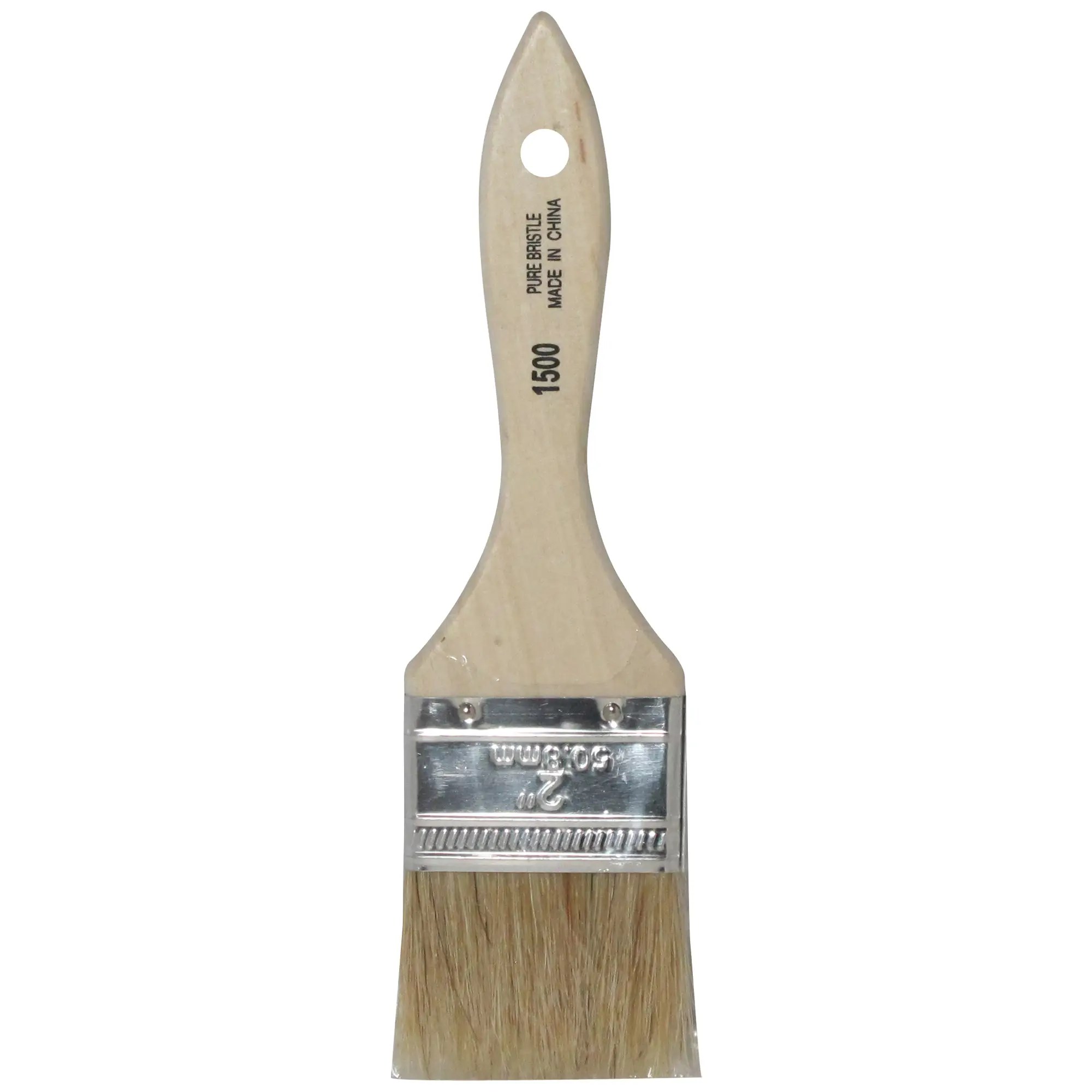 Pintar Manufacturing 15000200 2" White China Bristle Paint Brush – Professional Brush for Trim, Doors & Detail Work