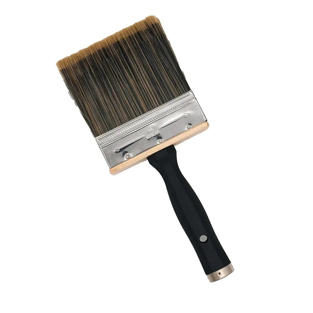Pintar Manufacturing 70954 4" Olympian Polyester Stain Brush – Extra Thick Brush for Stain & Paint on Textured and Flat Surfaces
