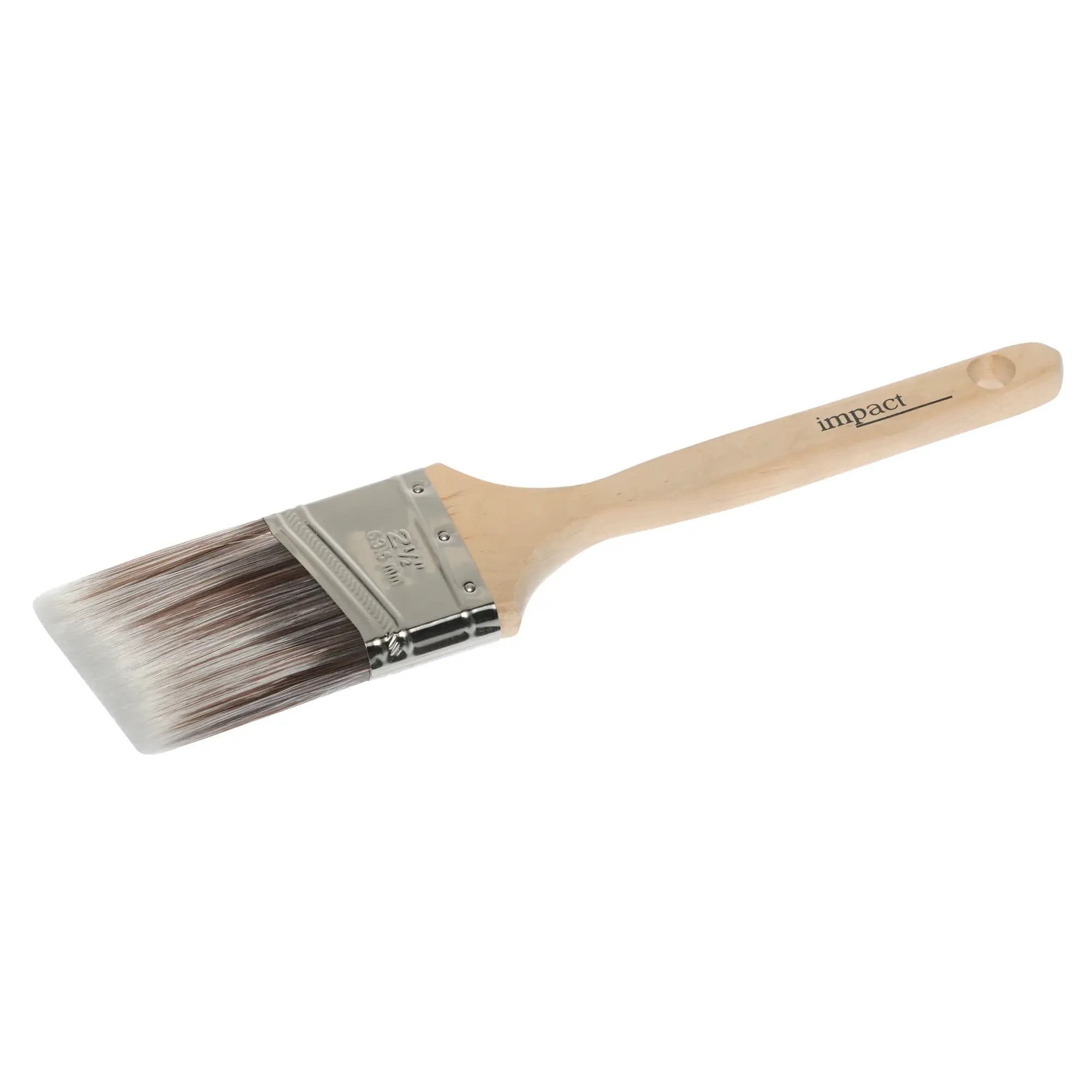 Pintar Manufacturing M2563 – 2-1/2" Impact Polyester Angular Sash Paint Brush – Precision & Coverage for Trim, Edging & Cutting-In