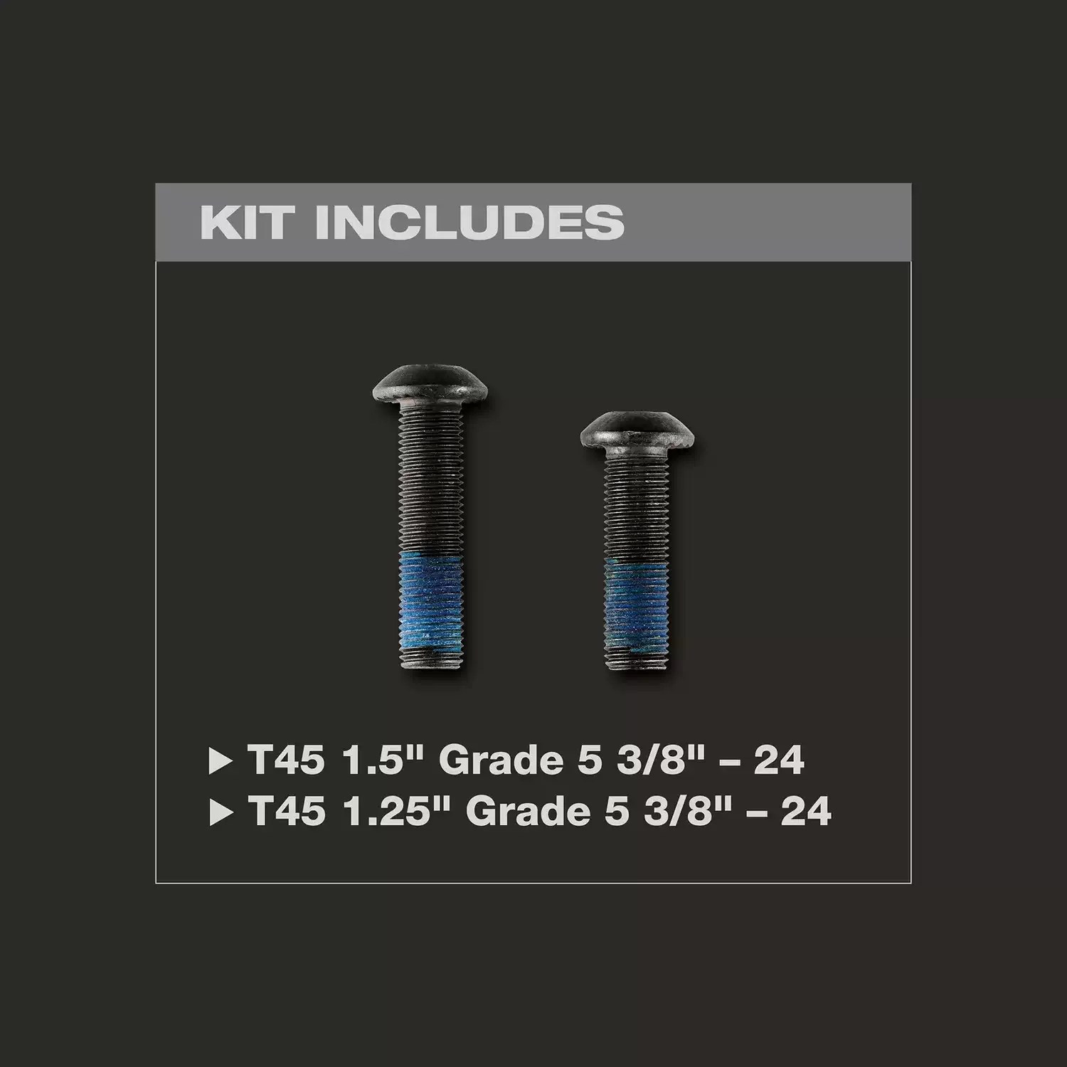 Stiletto TIB-RB TIBONE 14, TIBONE 15, TRIMBONE Replacement Bolt Kit