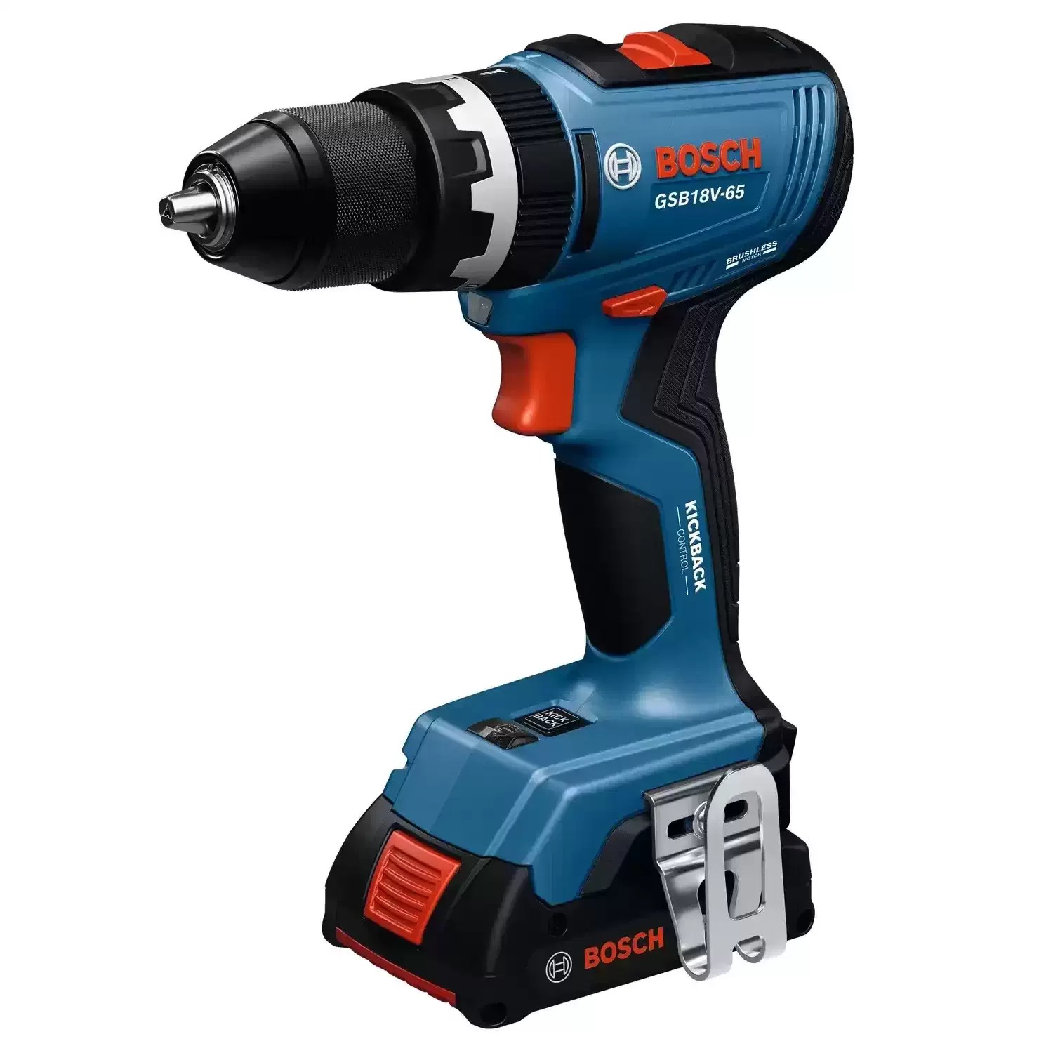 BOSCH GSB18V-65B12 18V Cordless 1/2" Hammer Drill/Driver Kit (1) 2AH