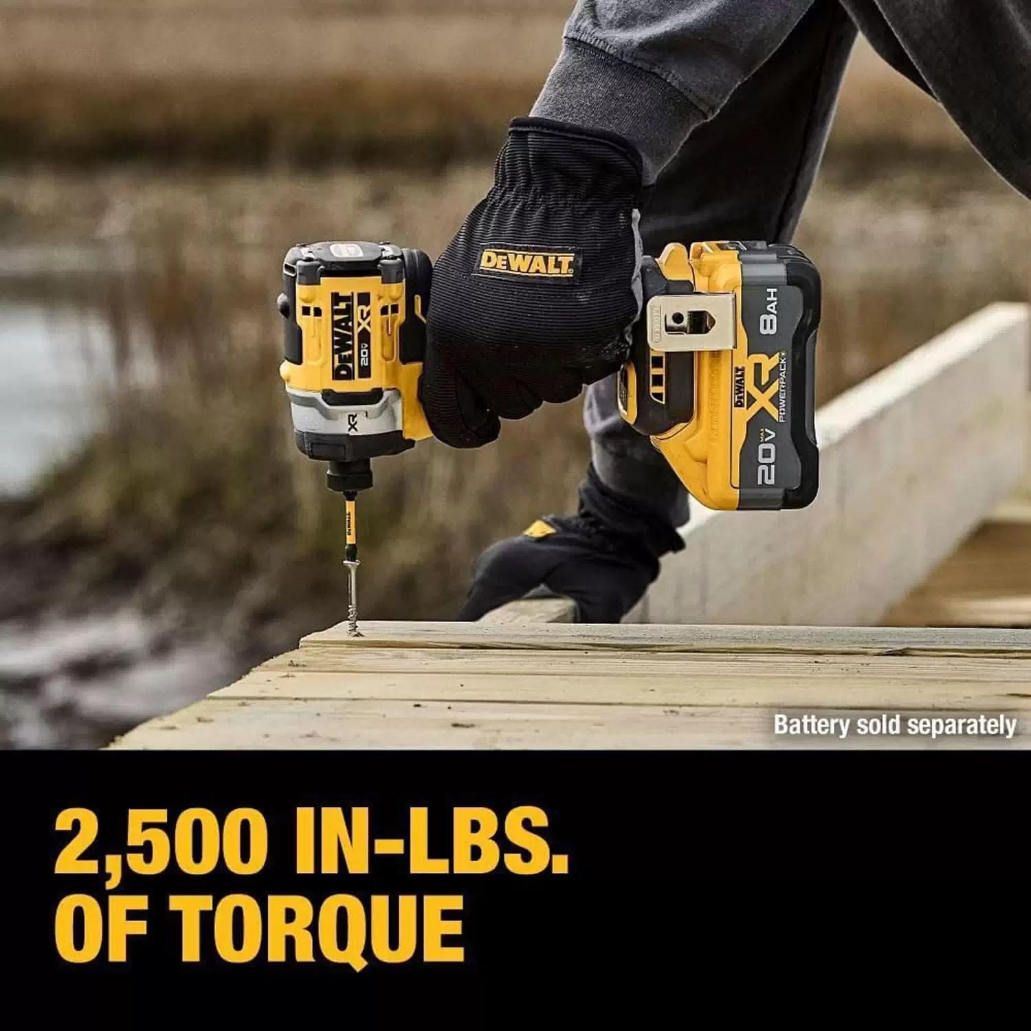 DEWALT DCF860B 20V MAX XR 1/4" Brushless 3-Speed High Torque Impact Driver - Tool Only