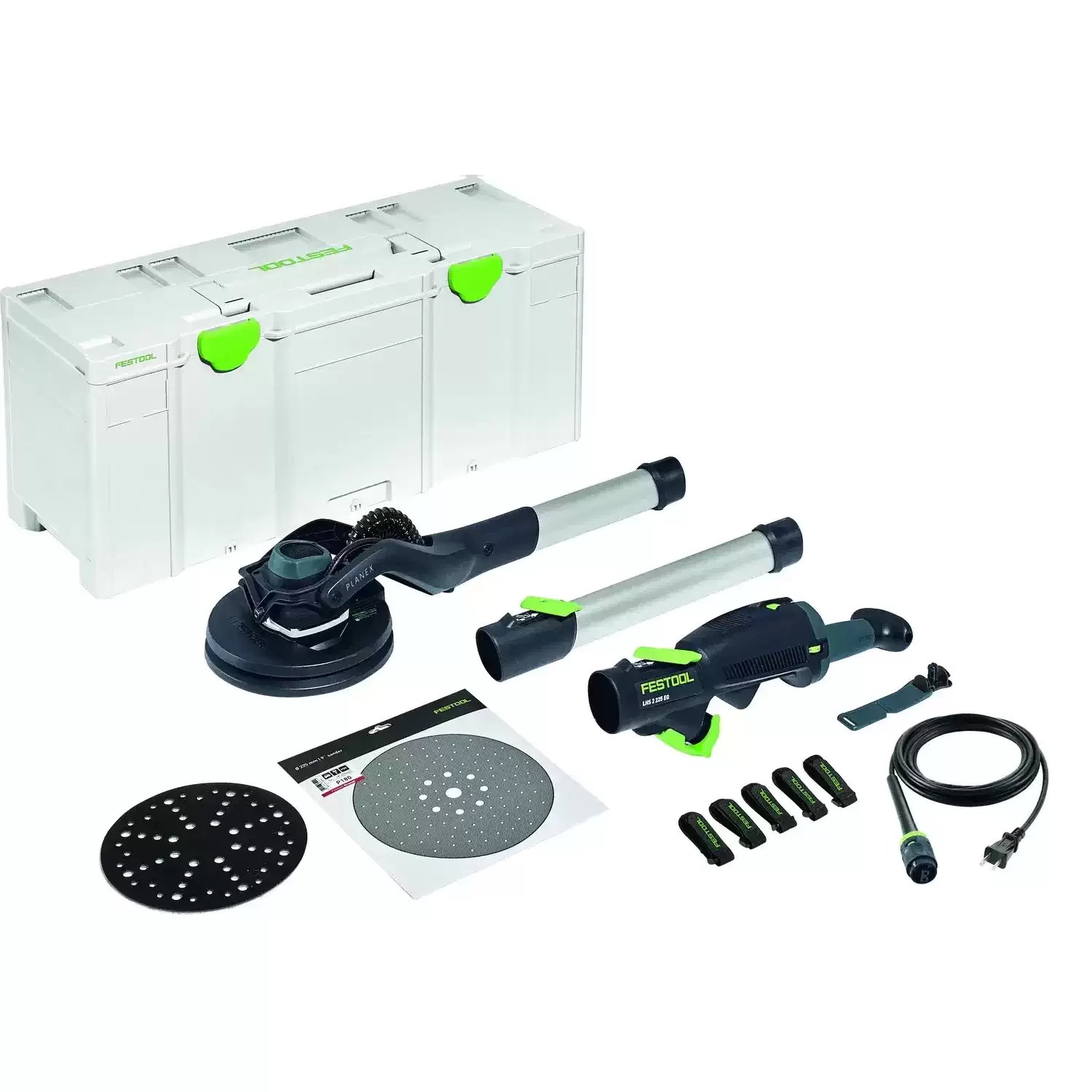 Festool 578684 PLANEX Long-Reach Drywall Sander Combo Kit LHS 2 225/CT 36AC/STF-IP