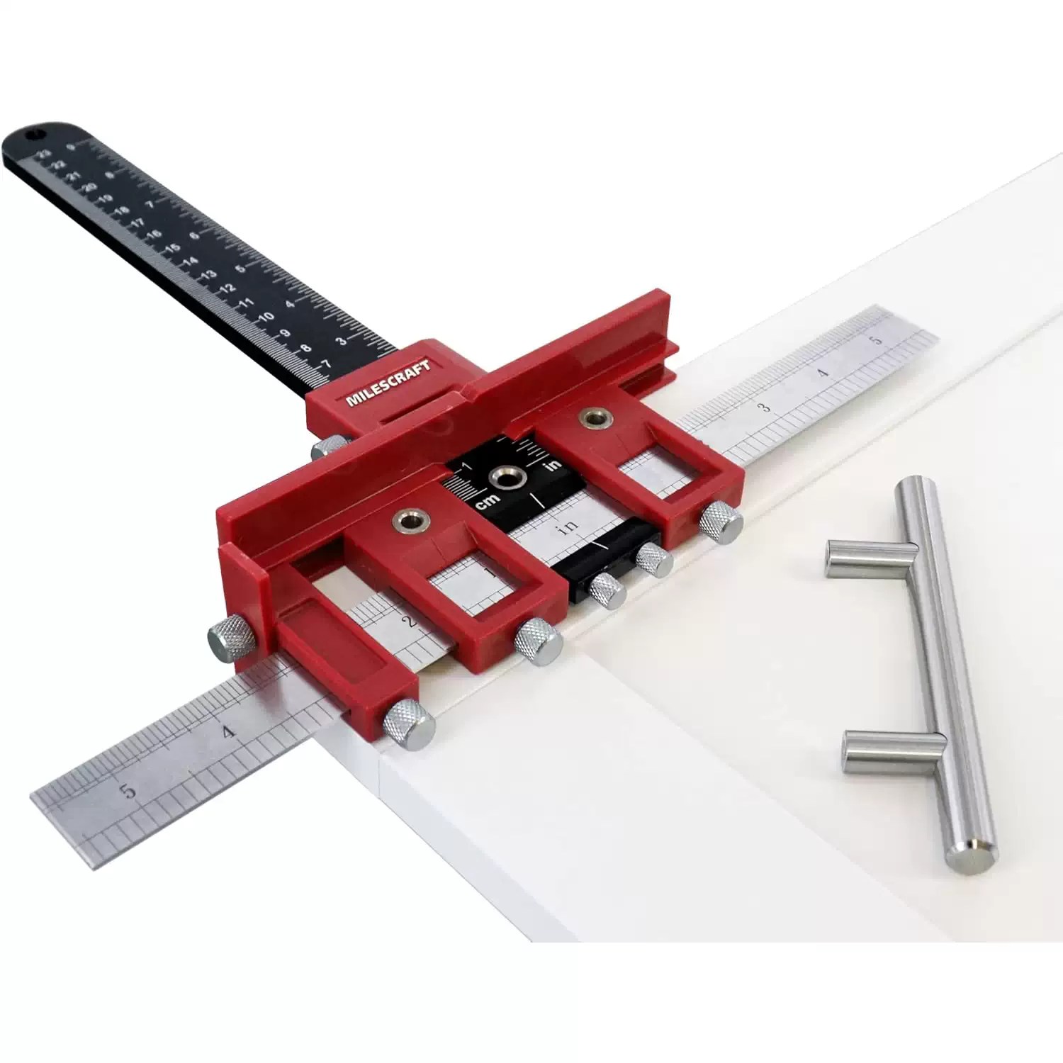 Milescraft 1340 HardwareJig Fast, Accurate Cabinet Hardware Installation for Left & Right Doors and Drawers