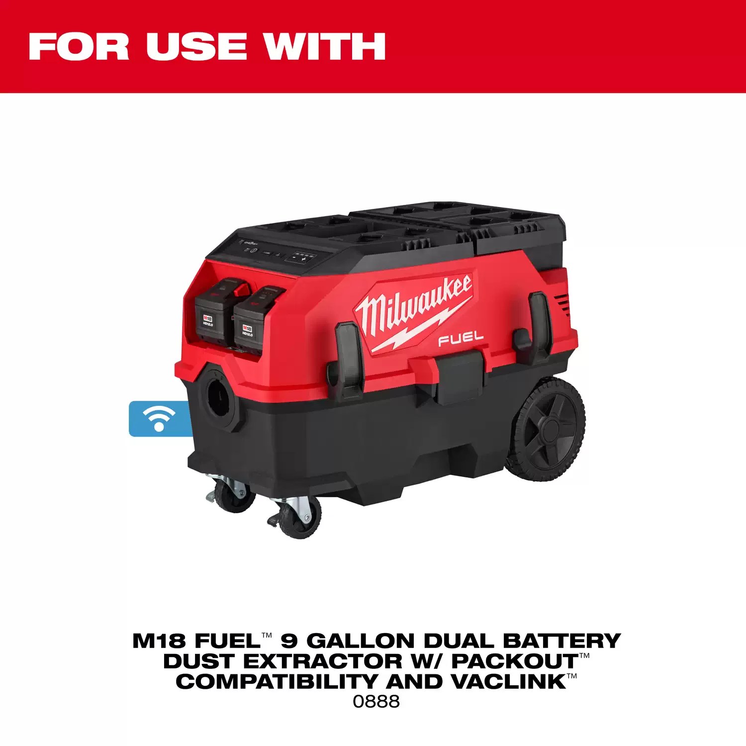 Milwaukee 49-90-1969 5 Pack 9 Gallon Fleece Dust Bags