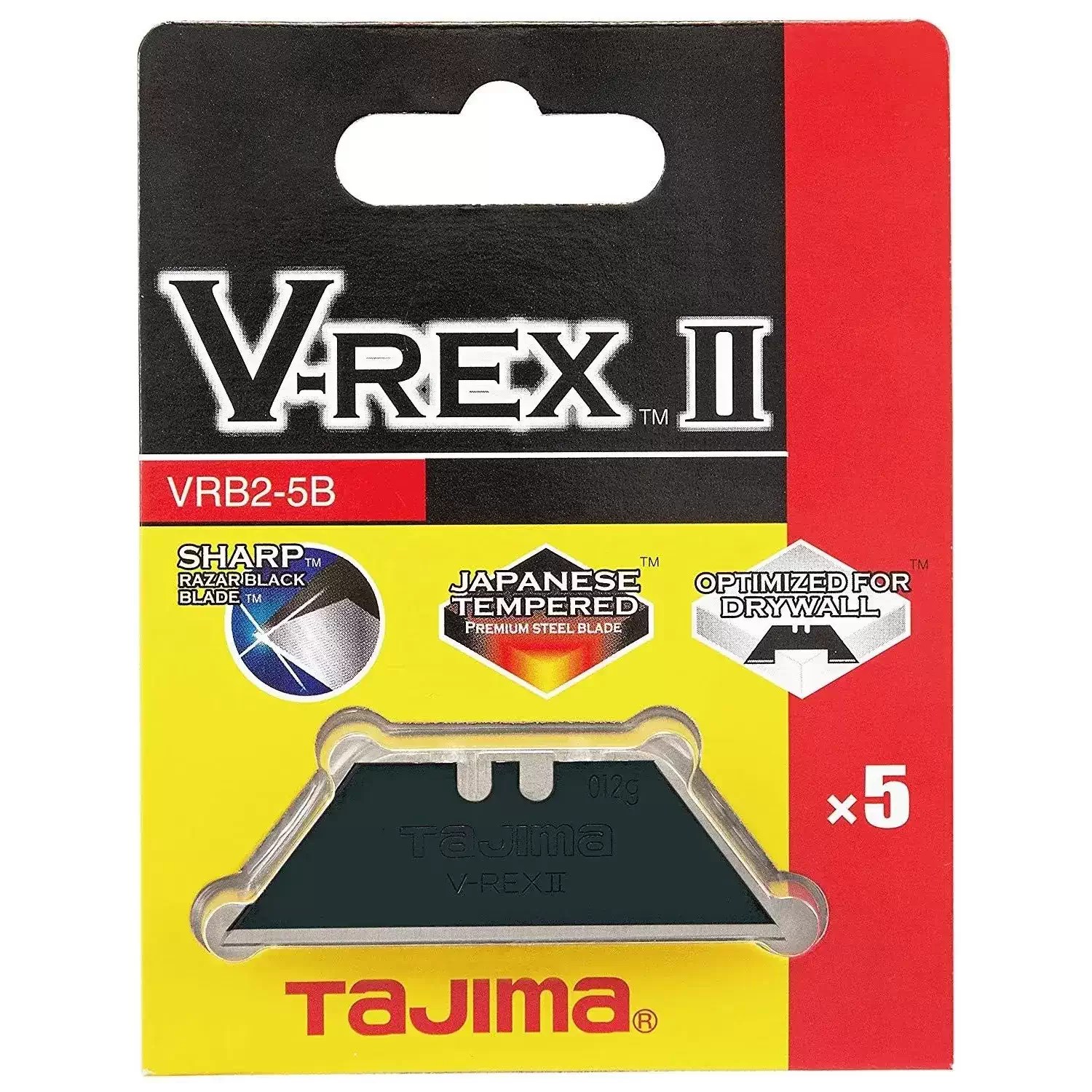 Tajima VRB2-5B V-REX II 5PK Replacement Utility Blades