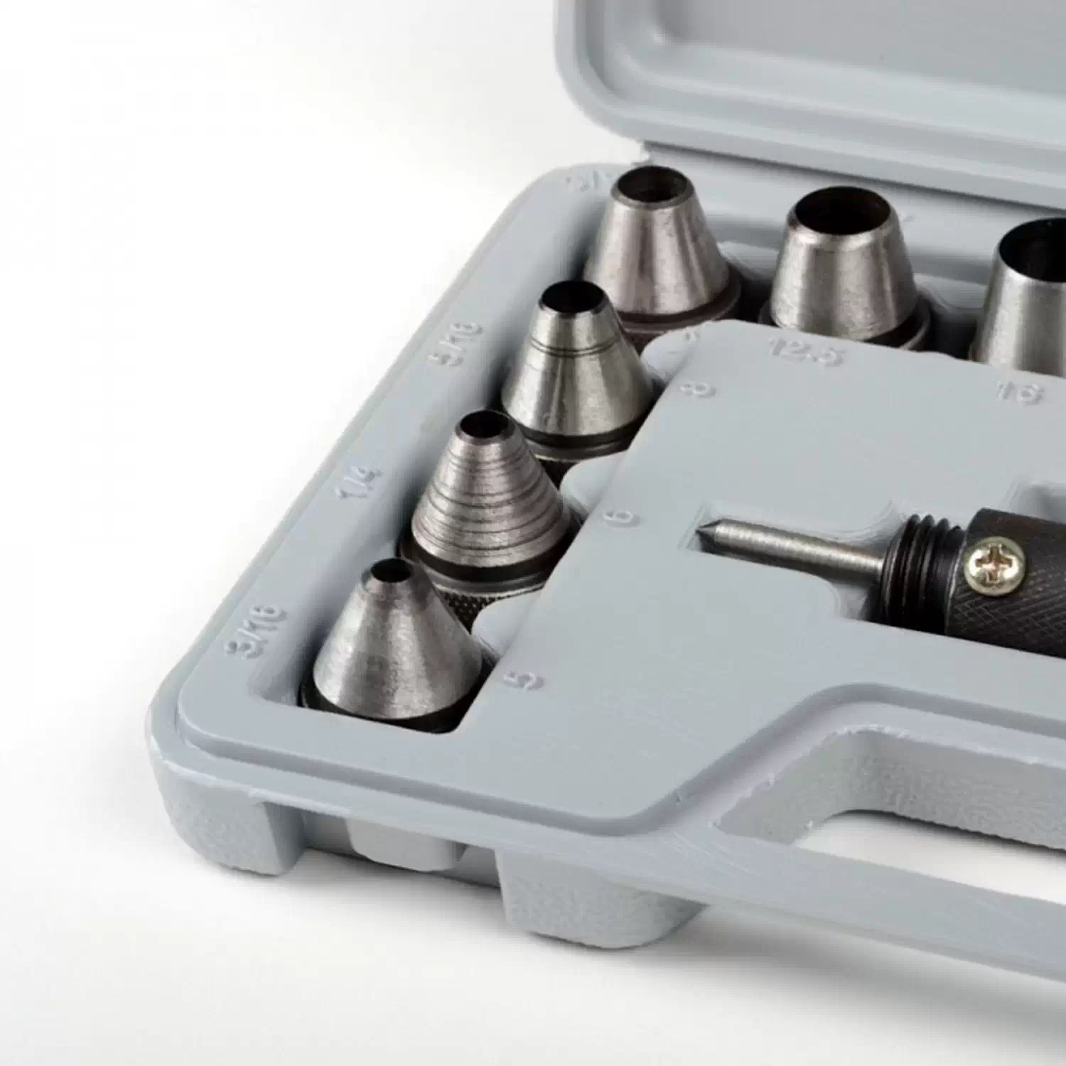 ATE Pro Tools 40068 11PC 3/16" To 1-1/4" Hollow Punch Set