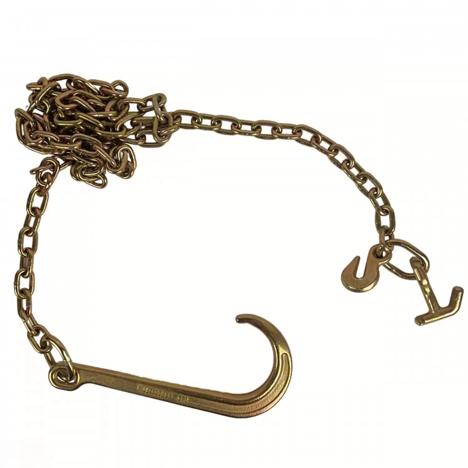 ATE Pro Tools 90239 10' x 5/16" Tow Chain with 15" and 8" Grab Hooks