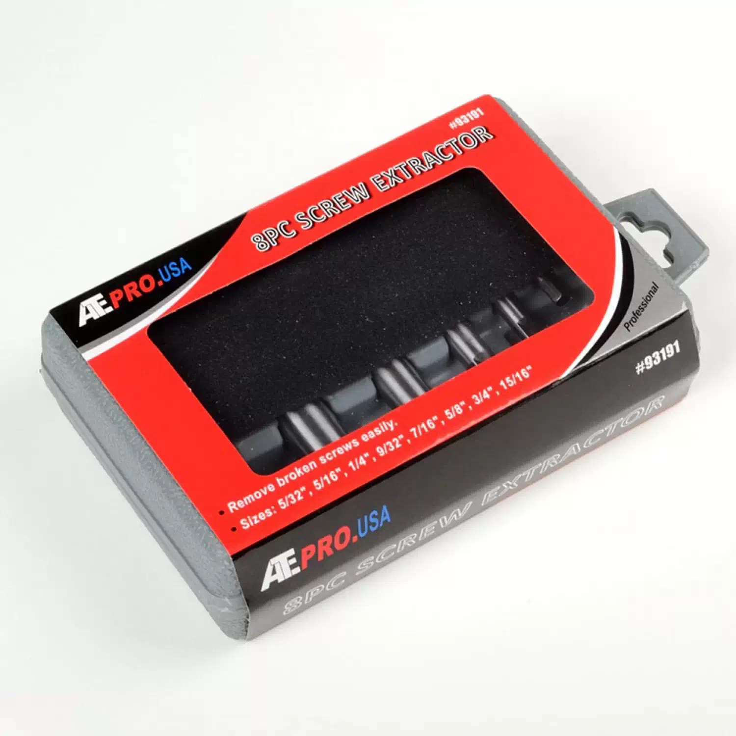 ATE Pro Tools 93191 8PC Jumbo Screw Extractor Set