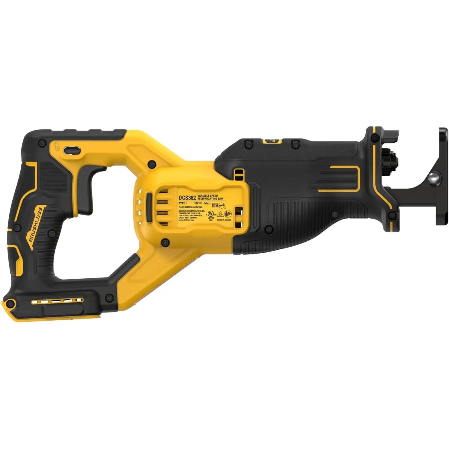 DEWALT DCS382B 20V MAX Brushless Cordless Reciprocating Saw