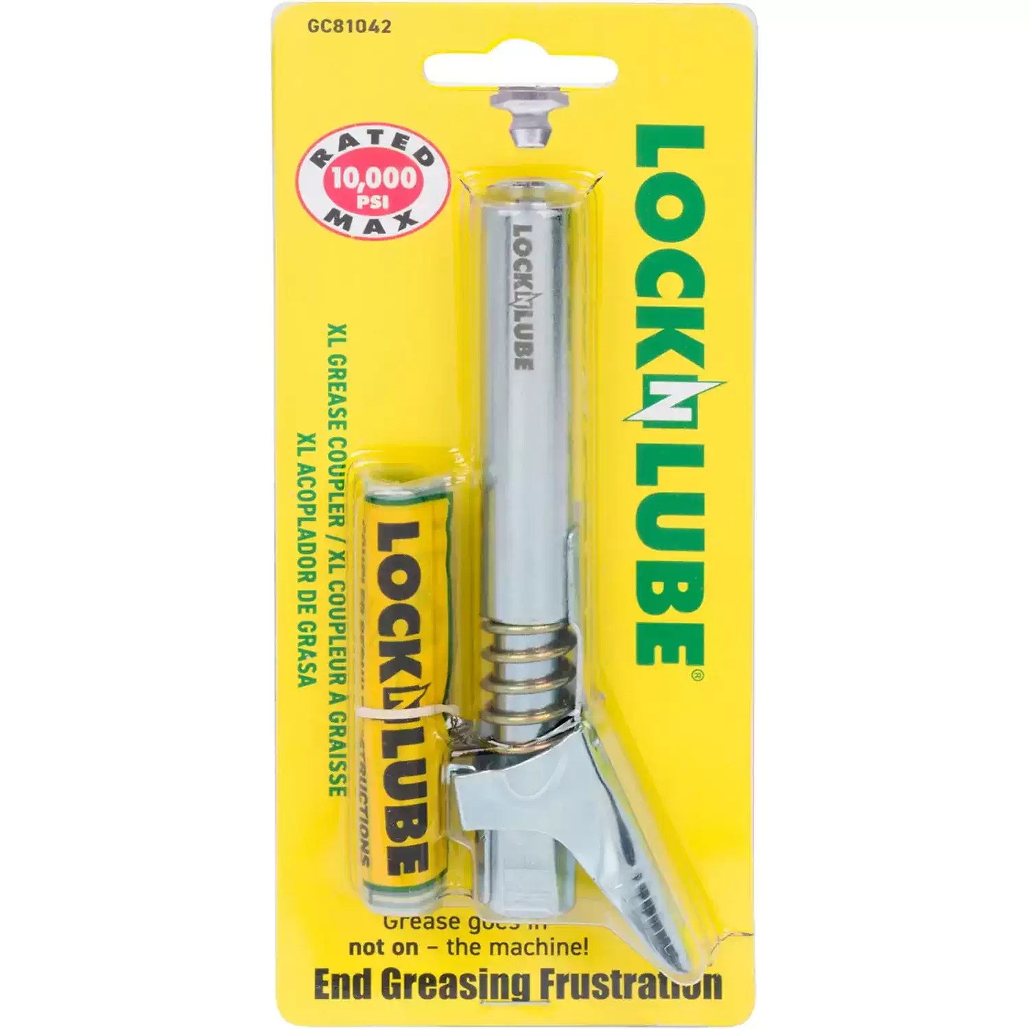 LockNLube GC81042 Locking Grease Coupler XL Lock & Lube