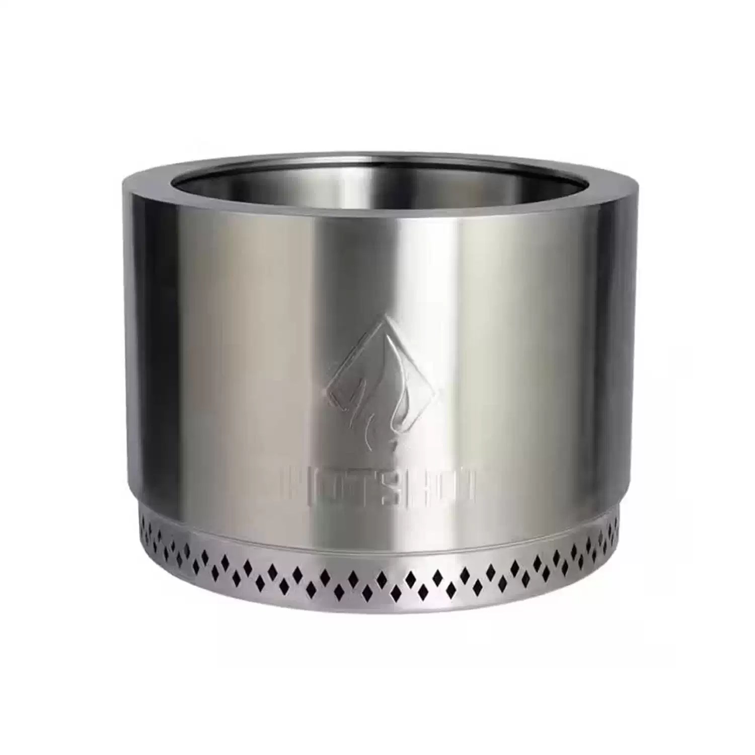 HotShot Explorer 52258 19.5" Portable Stainless Steel Smokeless Wood Burning Fire Pit