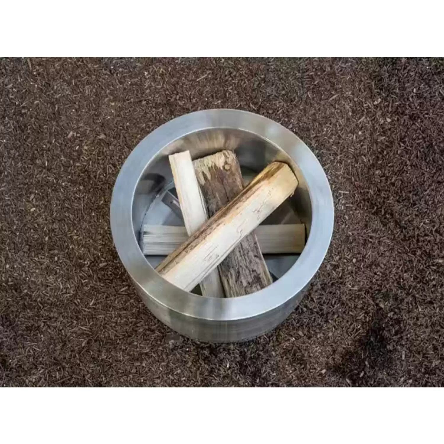 HotShot Explorer 52258 19.5" Portable Stainless Steel Smokeless Wood Burning Fire Pit