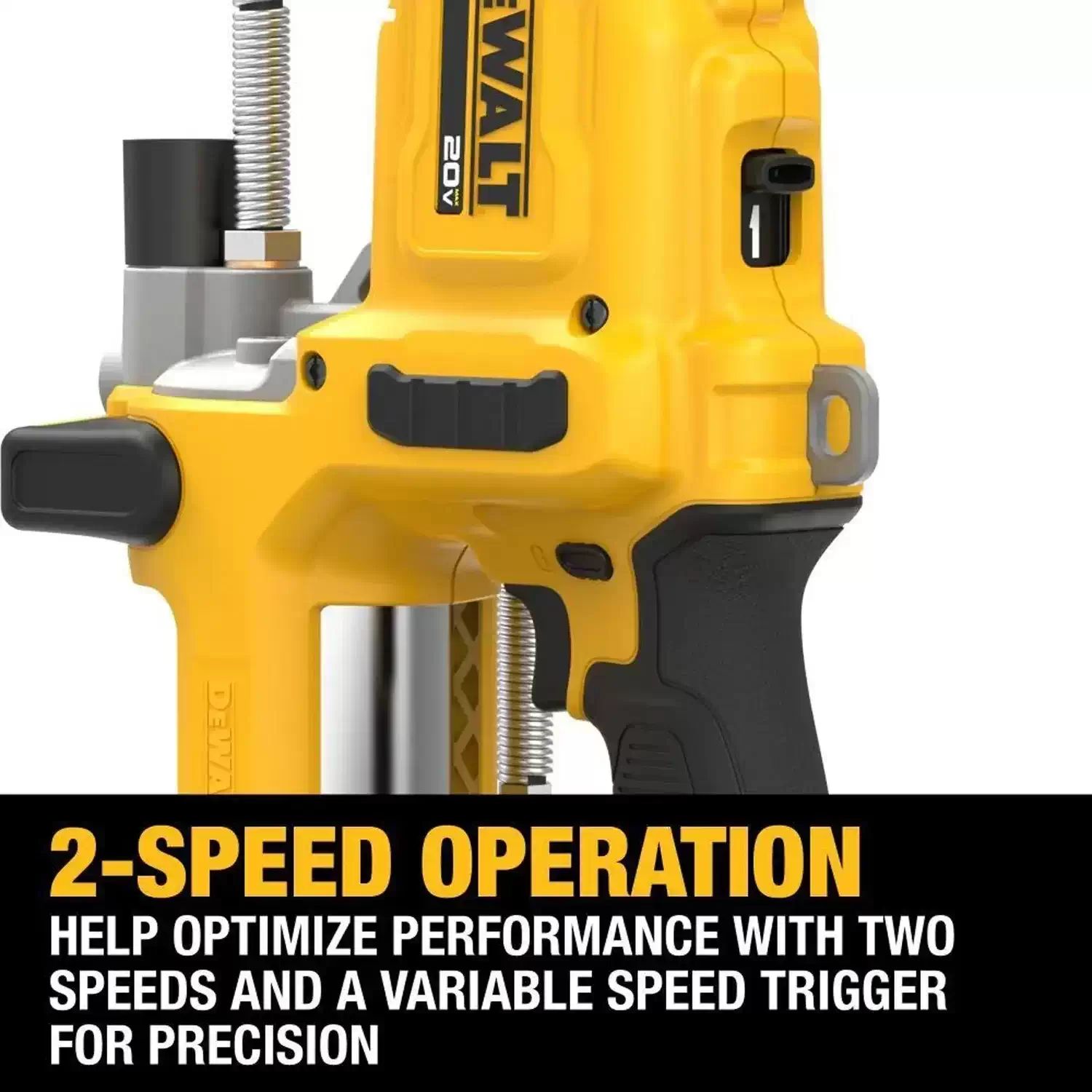 Dewalt DCGG581B Cordless 20V MAX 10,000 PSI 2 Speed Grease Gun Kit - Tool Only