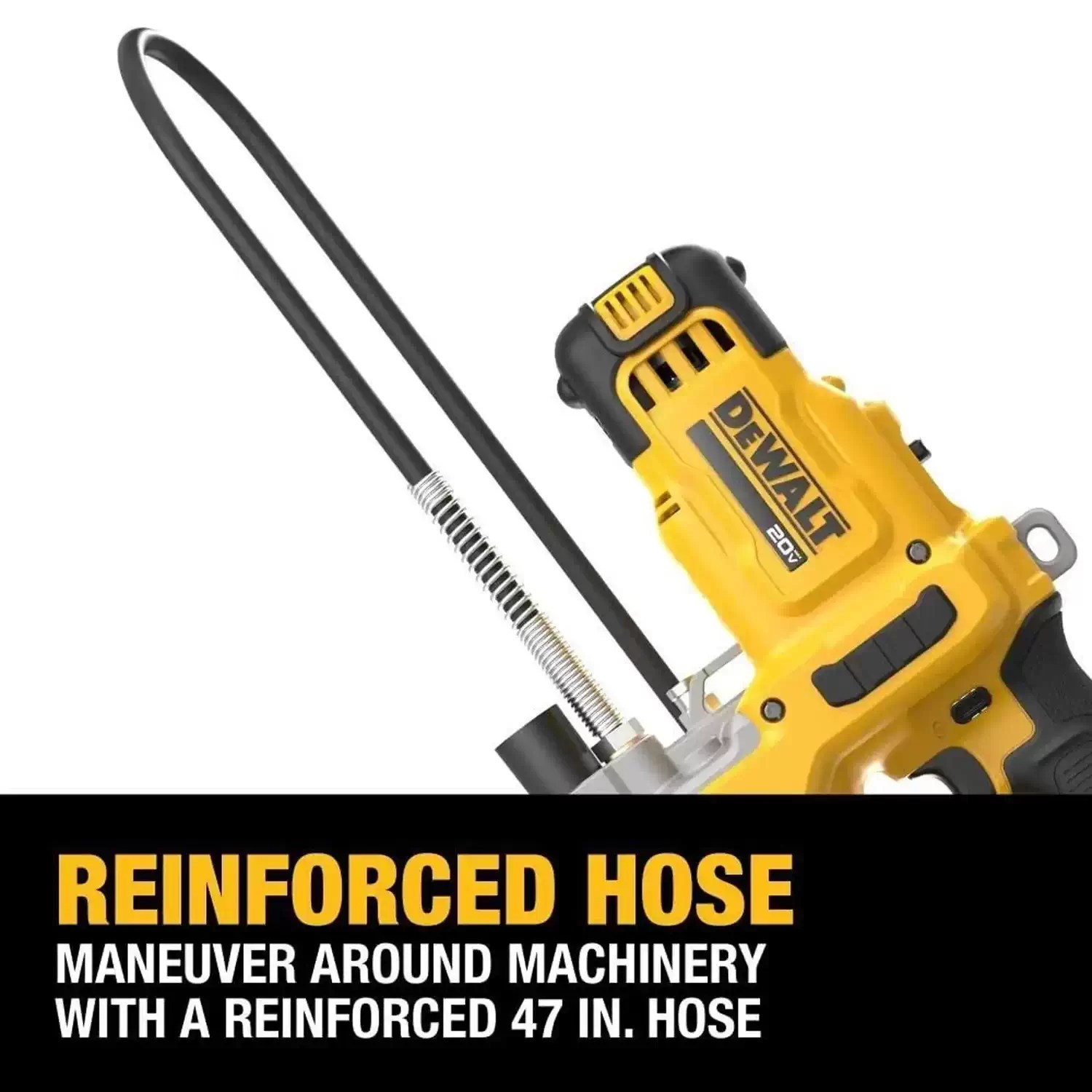 Dewalt DCGG581B Cordless 20V MAX 10,000 PSI 2 Speed Grease Gun Kit - Tool Only