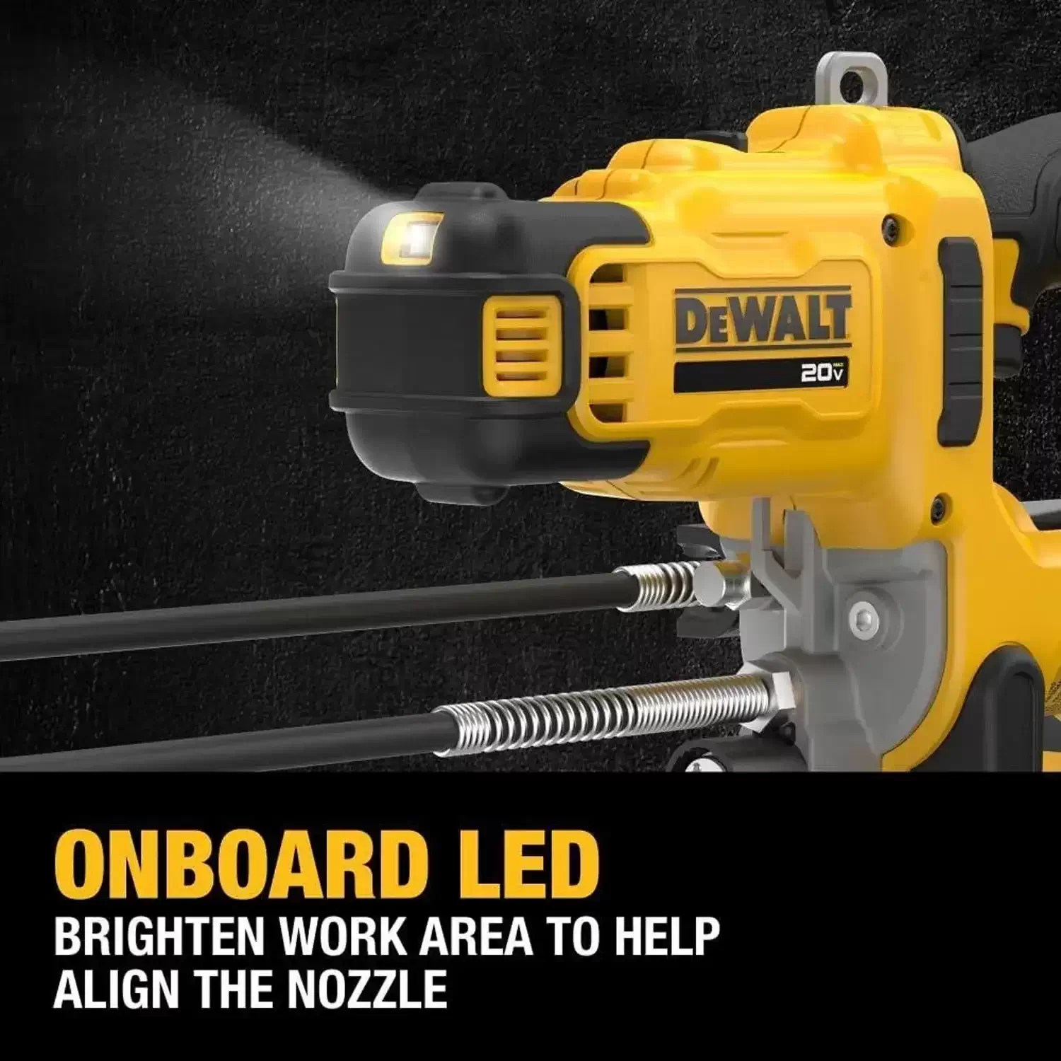 Dewalt DCGG581B Cordless 20V MAX 10,000 PSI 2 Speed Grease Gun Kit - Tool Only