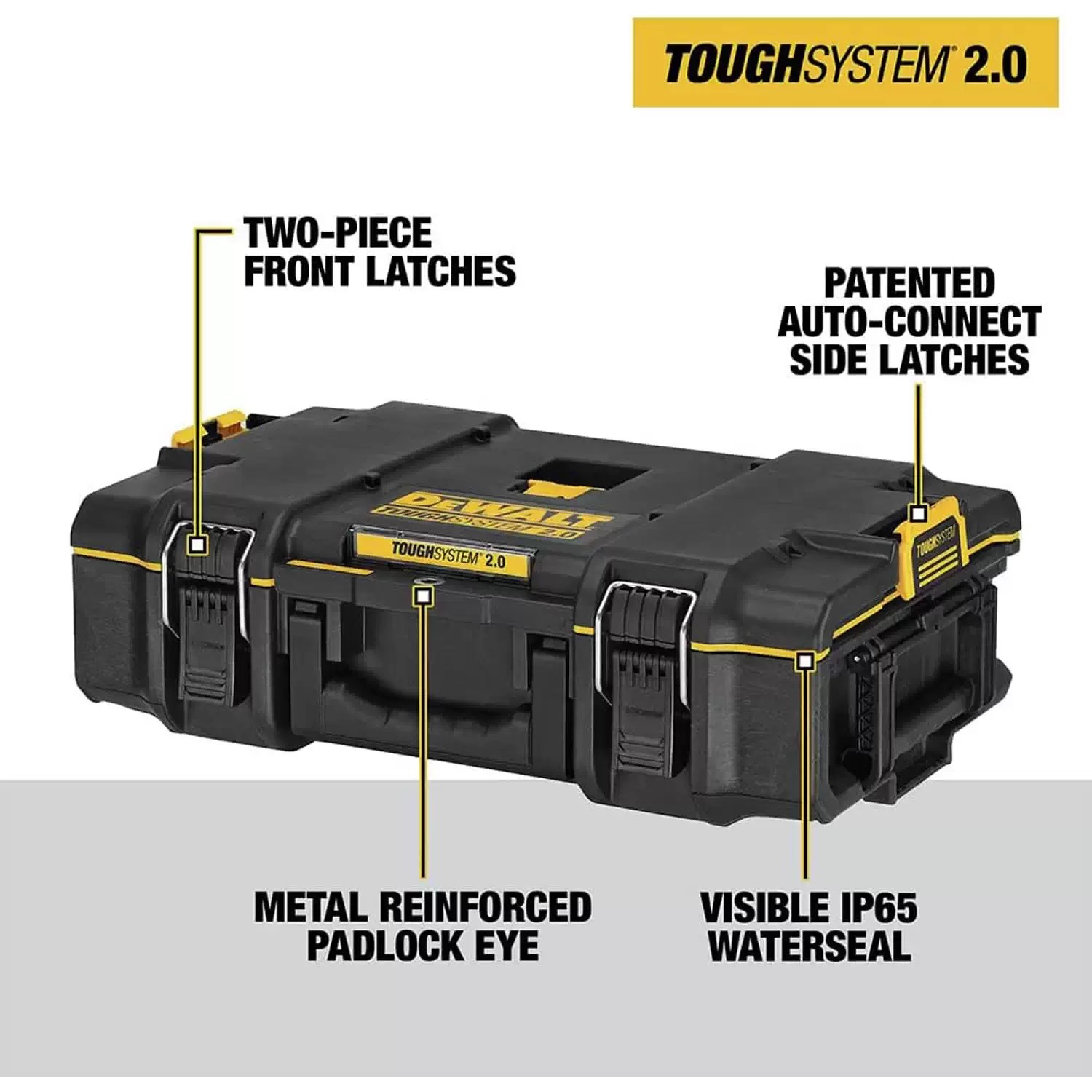 Dewalt DWST08165 ToughSystem 2.0 Compact Small Toolbox