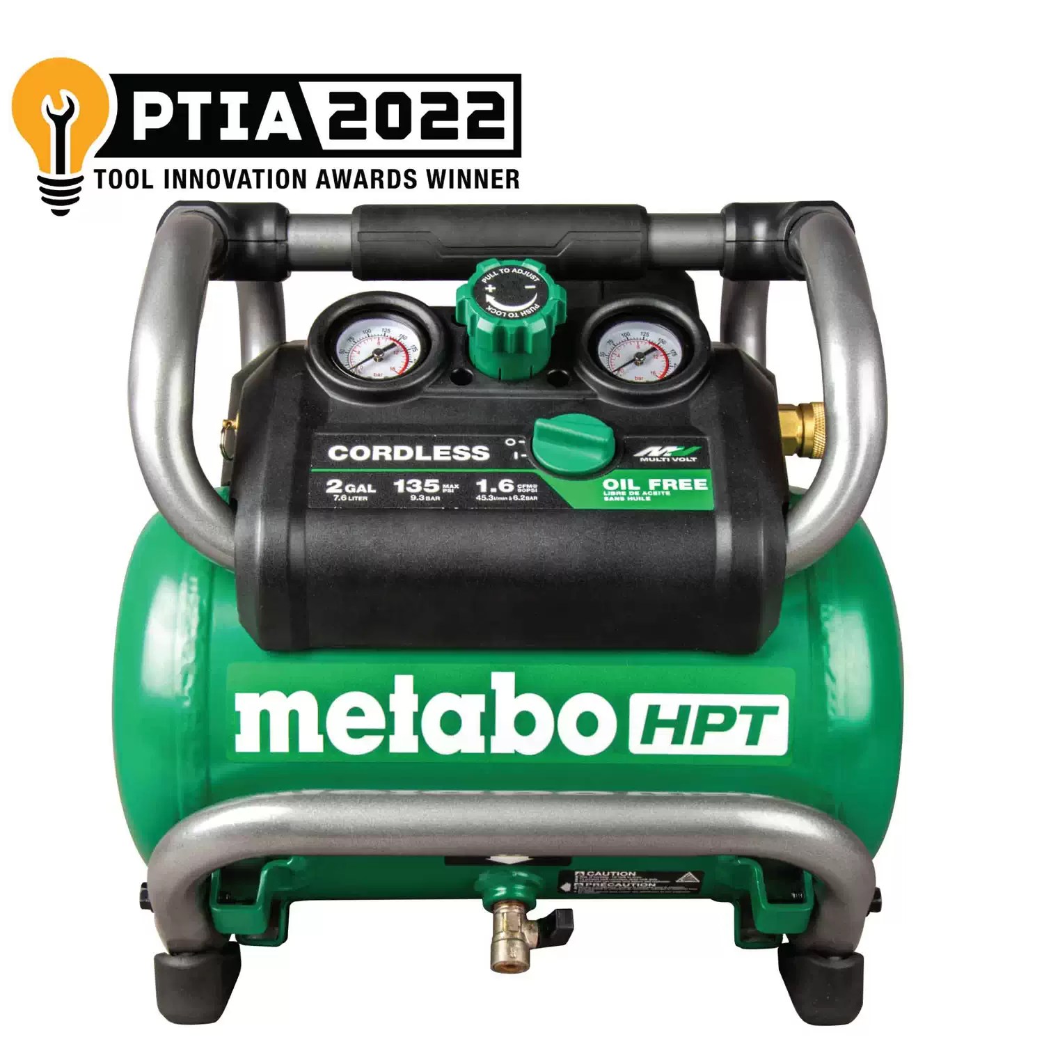 Metabo HPT EC36DAQ4M 36V MultiVolt 2 Gallon Cordless Compressor - Tool Only