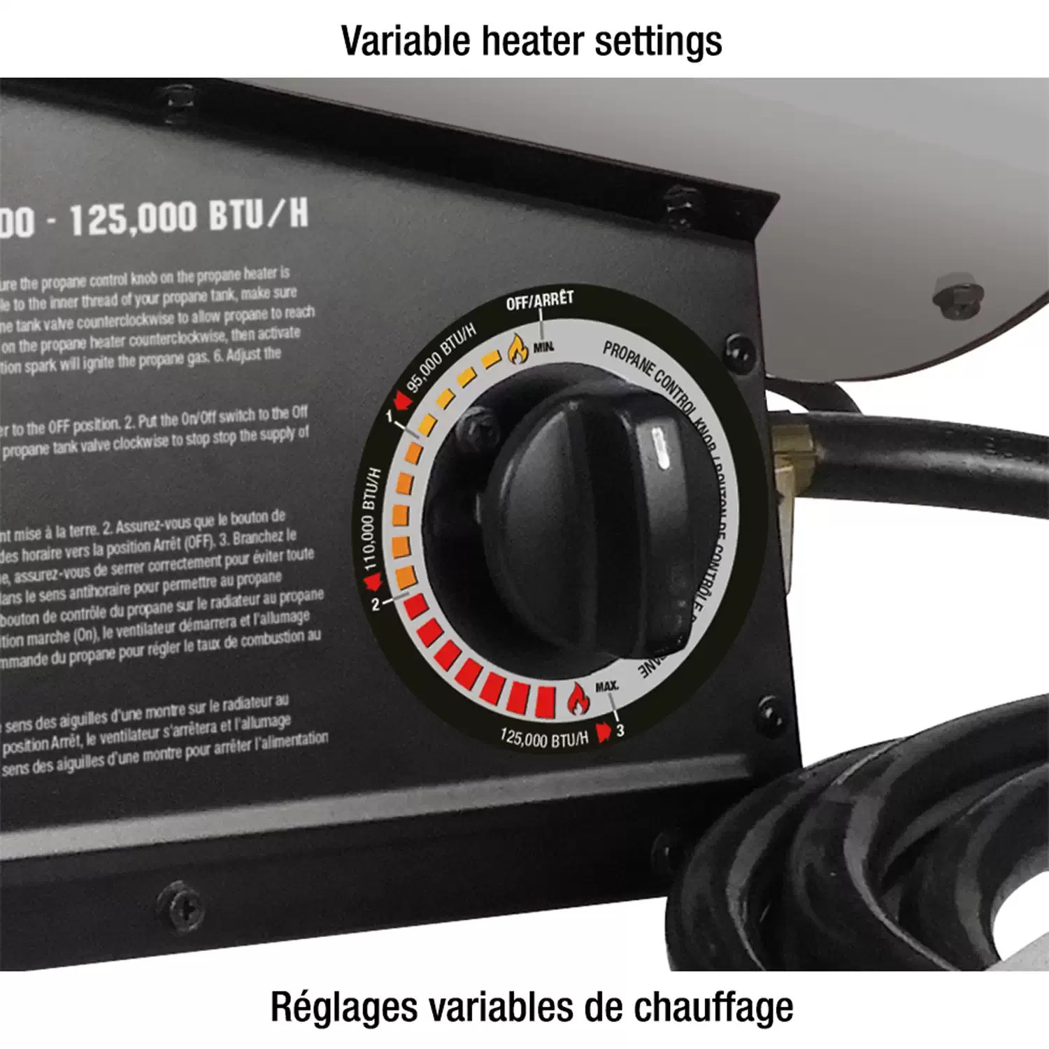 King Industrial KPH-60 60,000 BTU Forced Air Construction Propane Heater