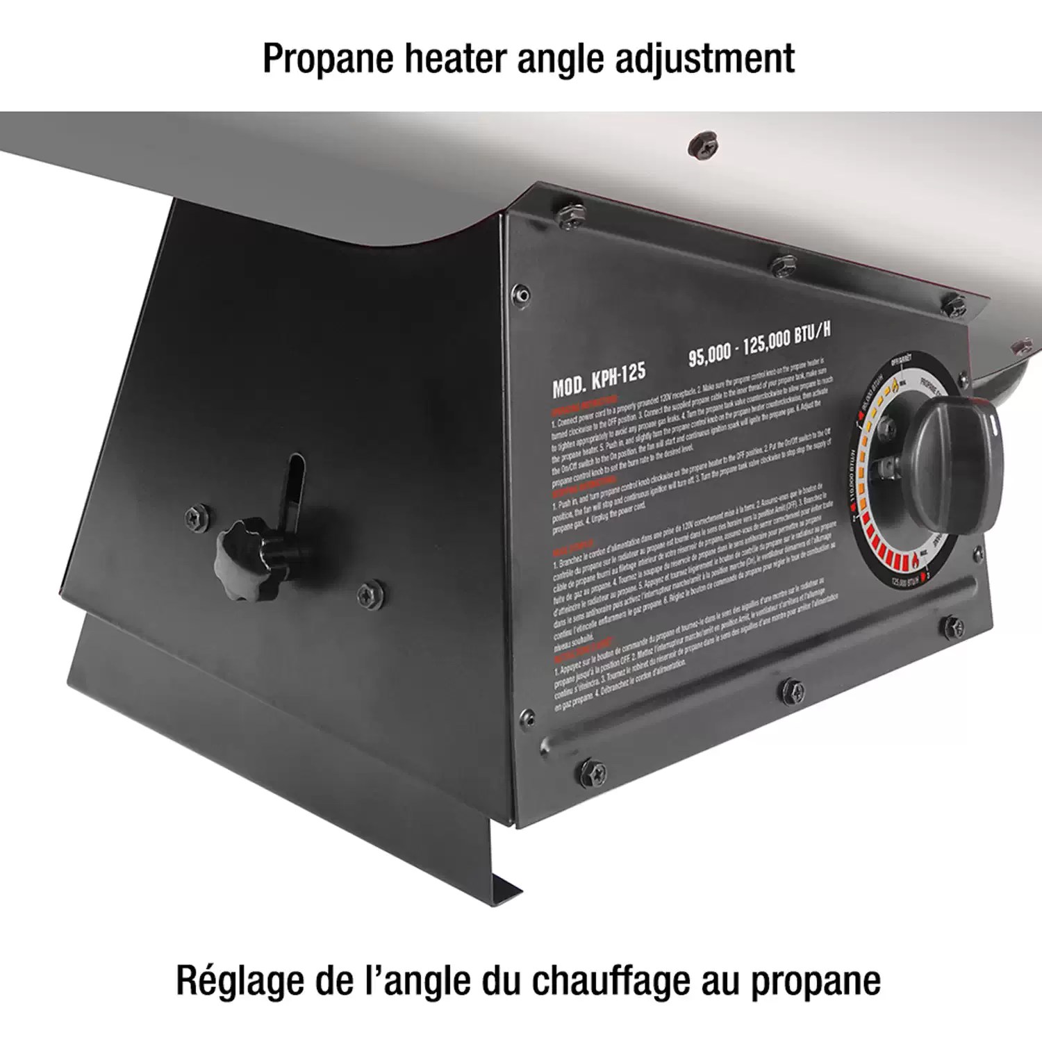 King Industrial KPH-60 60,000 BTU Forced Air Construction Propane Heater