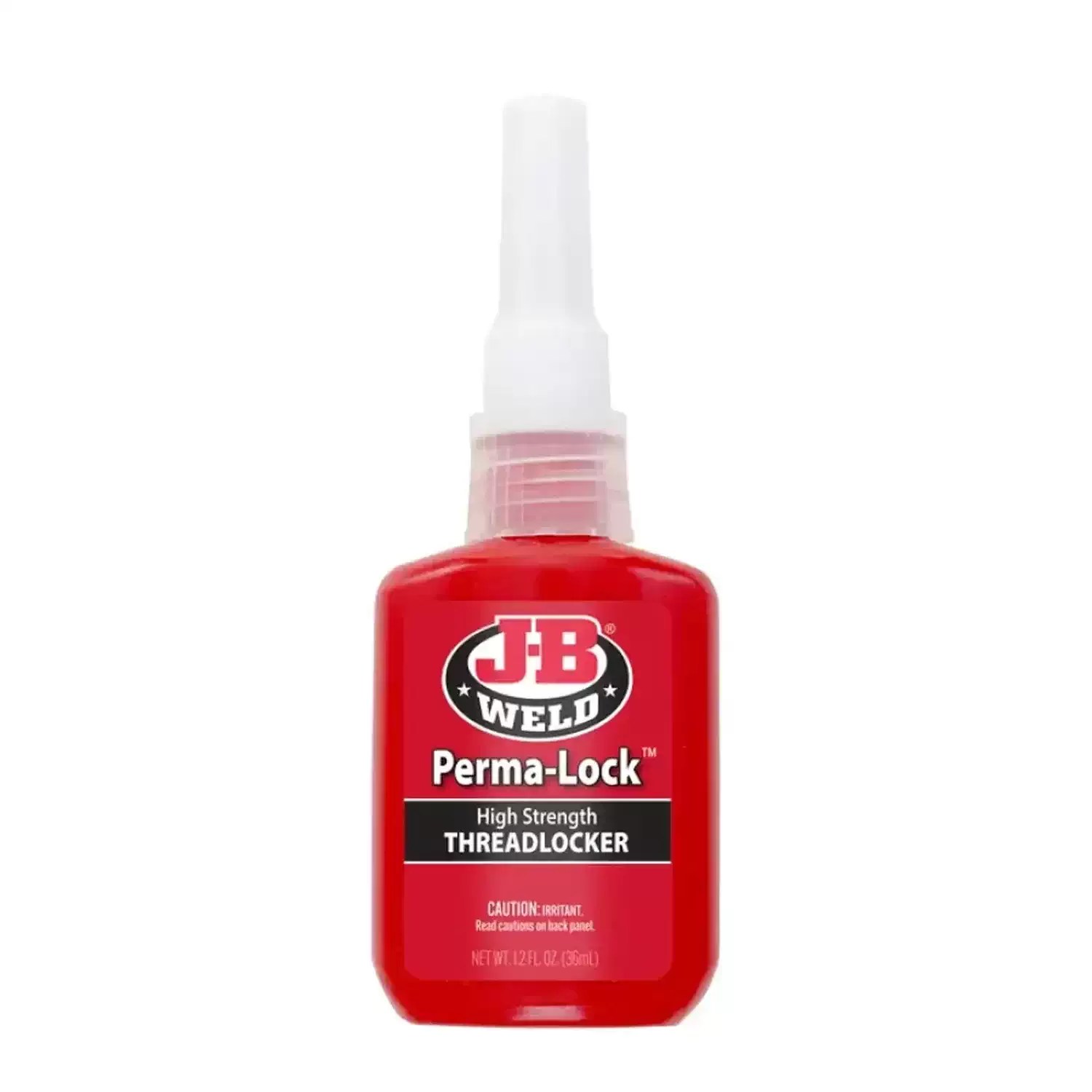 J-B Weld 27136 36mL Perma Lock Red High Strength Threadlocker - World's Strongest Bond