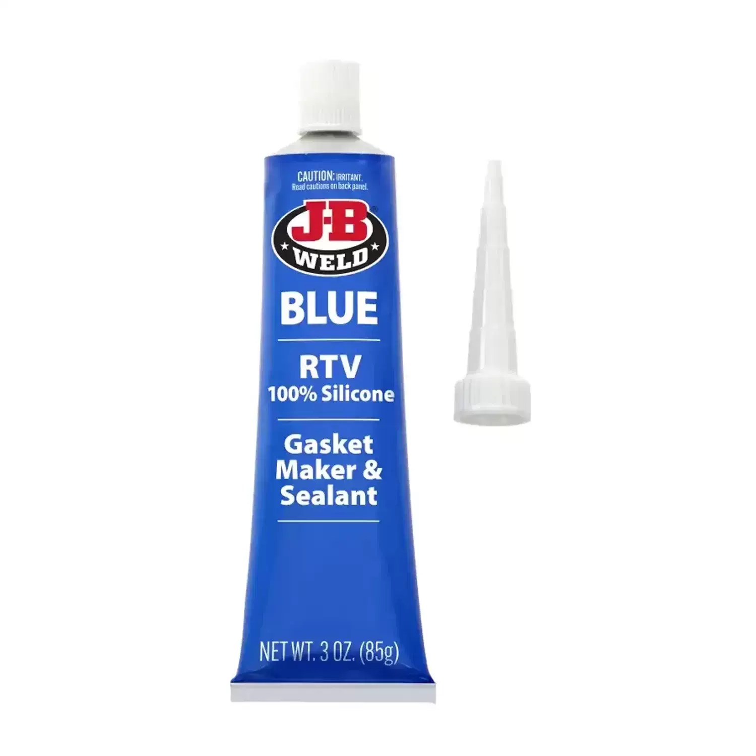 J-B Weld 31316 3oz Blue RTV Silicone Gasket Maker & Sealant – World’s Strongest Bond
