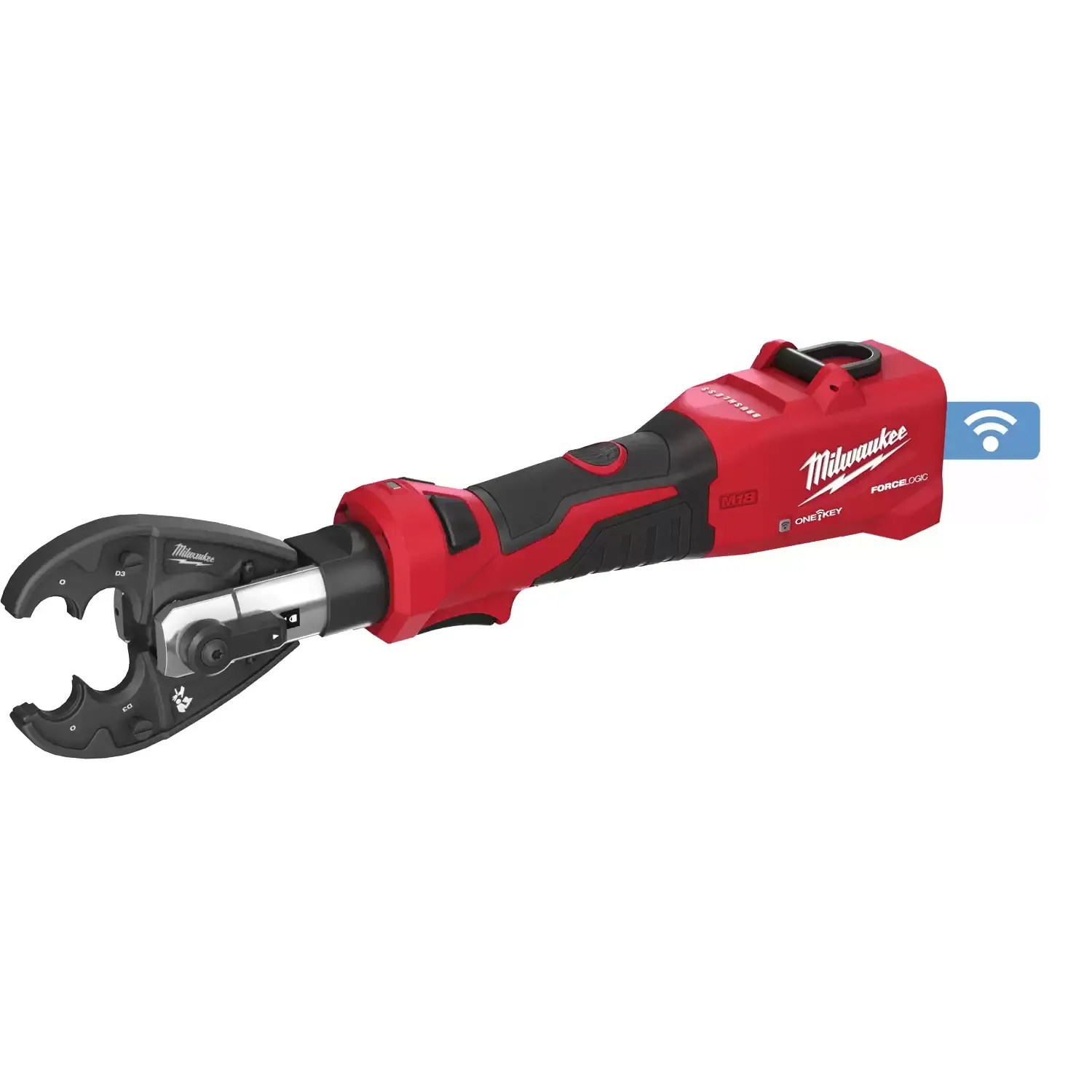 Milwaukee 2978-OCUT M18 FORCE LOGIC 6T Linear Utility Crimper w/ O-D3 Jaw & Cutting Jaws - Tool Only