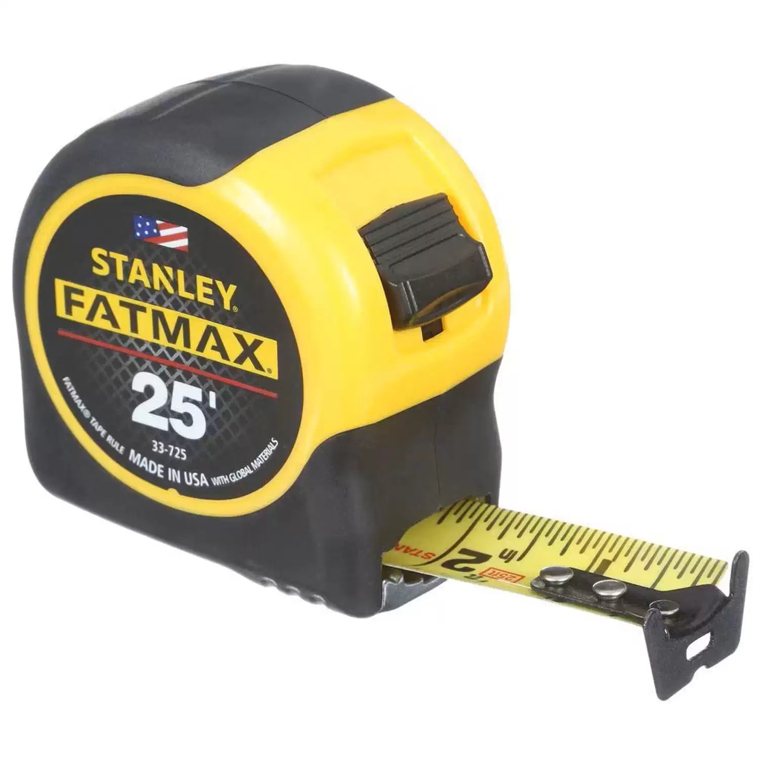 Stanley 33-725 FatMax 1-1/4" x 25' Tape Measure, 1/16" of an Inch