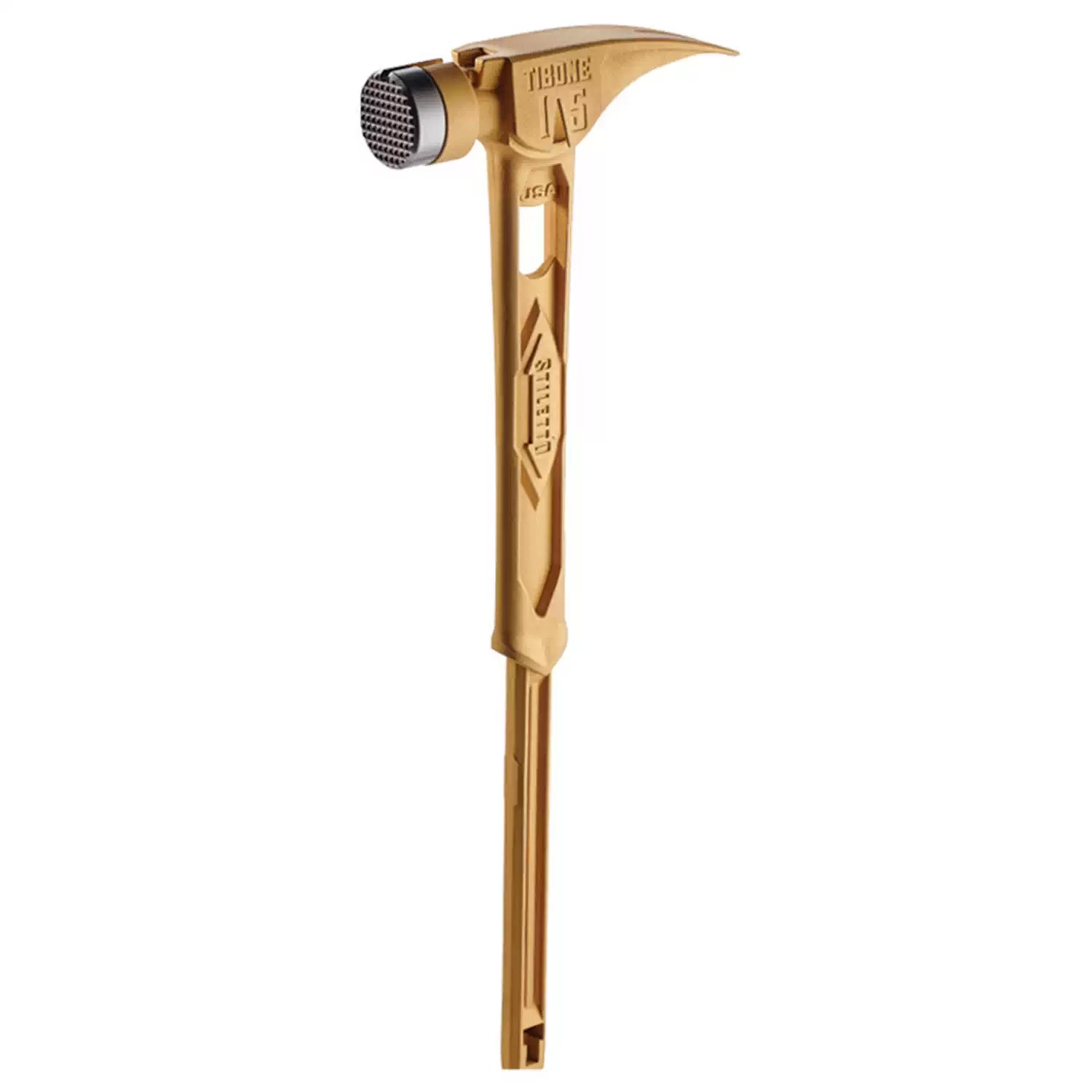 Stiletto TIB15MC-CG TIBONE Gold 15oz Milled Casting Titanium Hammer - Limited Edition