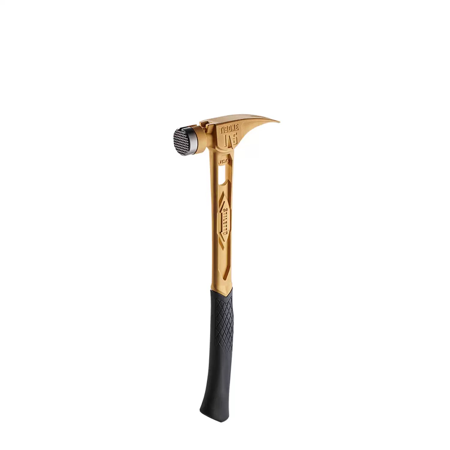 Stiletto TIB15MC-CG TIBONE Gold 15oz Milled Casting Titanium Hammer - Limited Edition