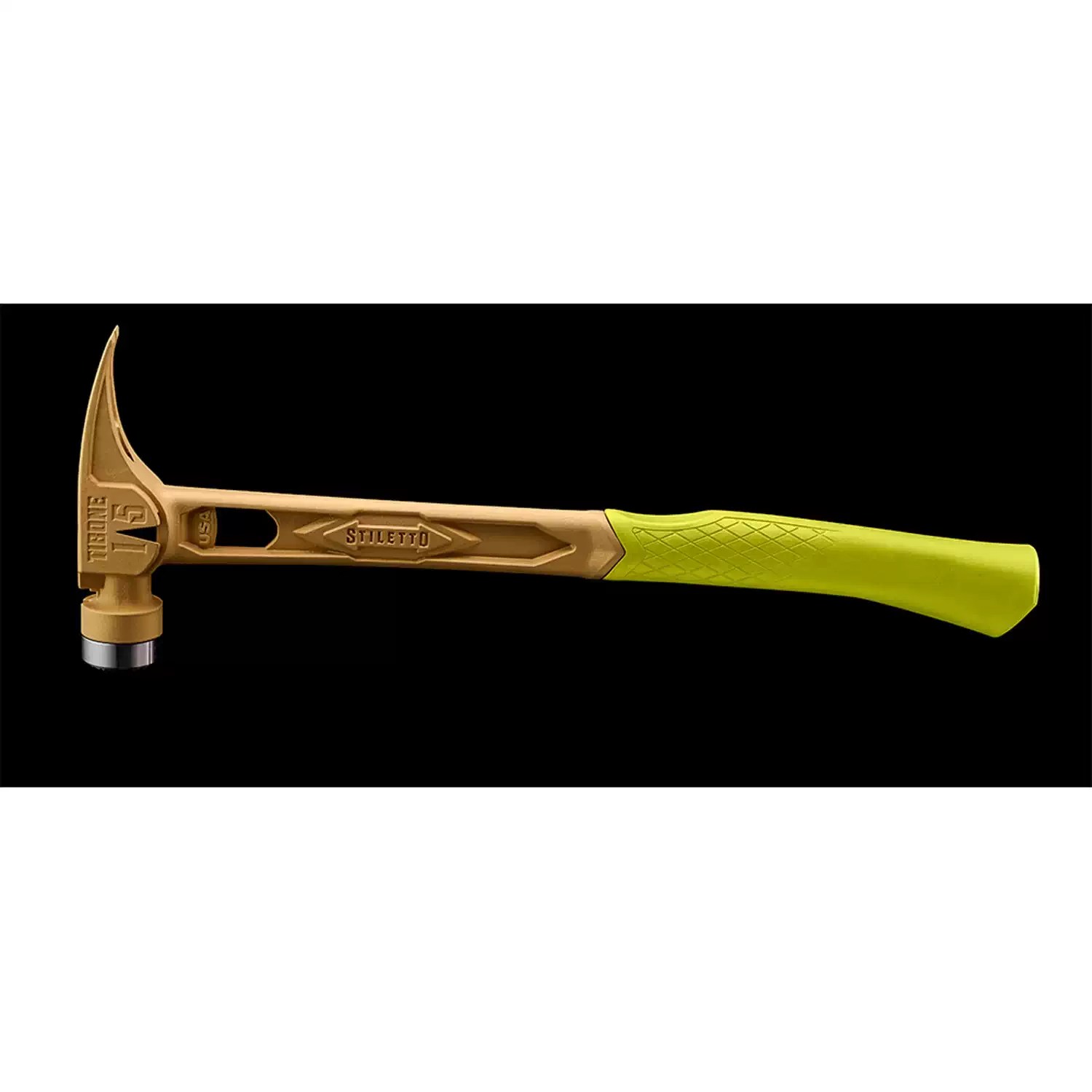 Stiletto TIB15MC-CG TIBONE Gold 15oz Milled Casting Titanium Hammer - Limited Edition