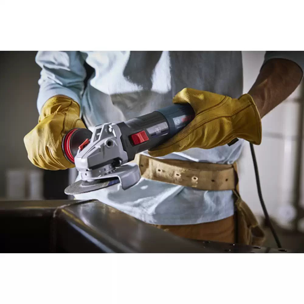 Bosch GWS14-50 Corded 5” Professional Angle Grinder, Slide Switch, 120V 13A