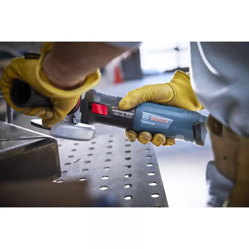 Bosch GWS14-50B Corded 5” Professional Angle Grinder, Slide Switch, 120V 13A