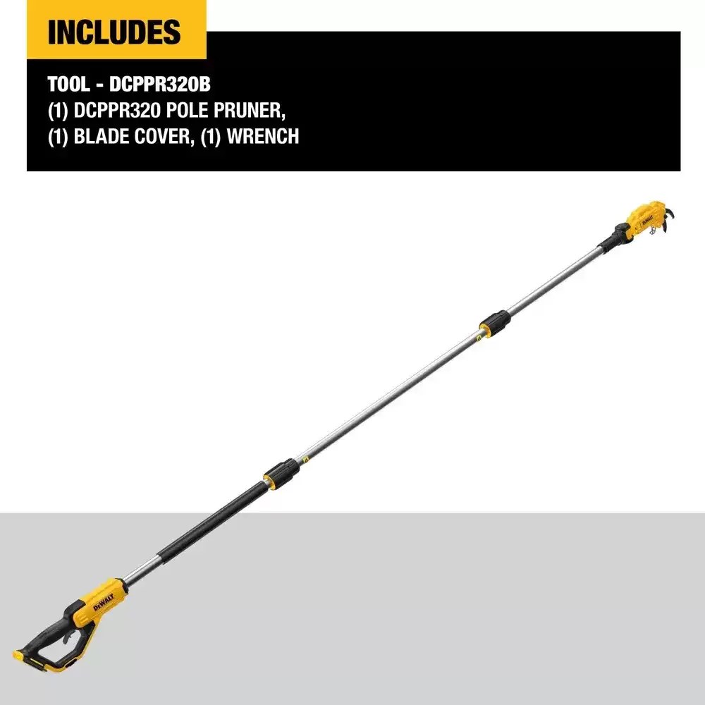 Dewalt DCPPR320B 20V MAX 1-1/2" Cordless Pole Pruner - Tool Only
