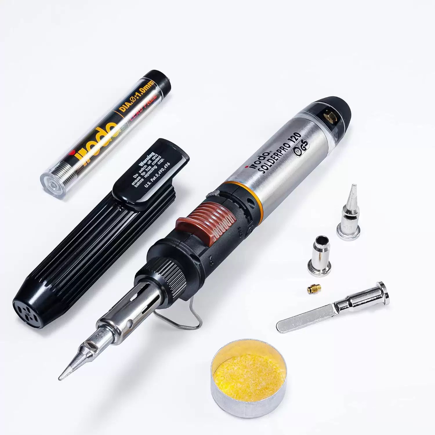 Iroda SOLDERPRO 120K 30-125Watts Cordless Butane Soldering Iron Kit