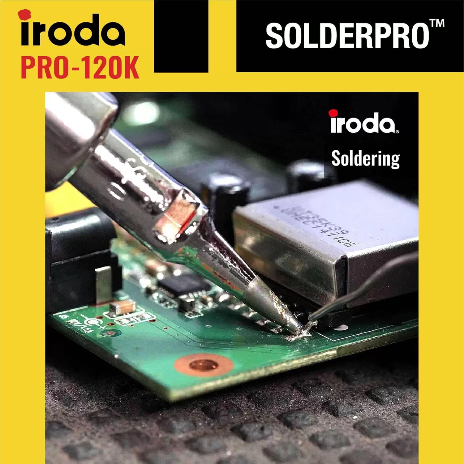 Iroda SOLDERPRO 120K 30-125Watts Cordless Butane Soldering Iron Kit
