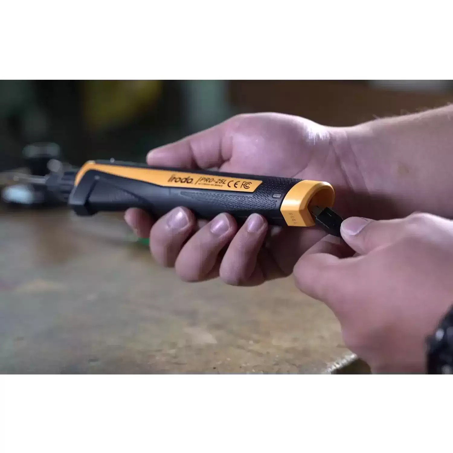Iroda PRO-25L 30Watts Cordless & USB Rechargeable Soldering Iron