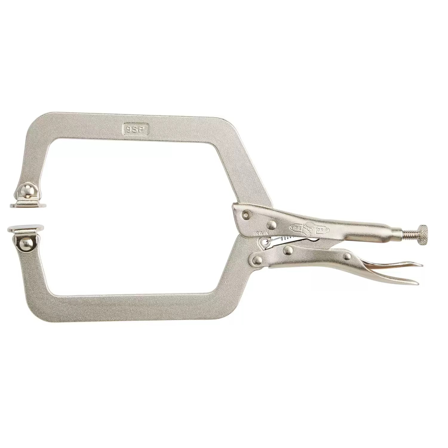 Irwin Vise Grip 31 9SP 9" Locking C-Clamp with Swivel Pads