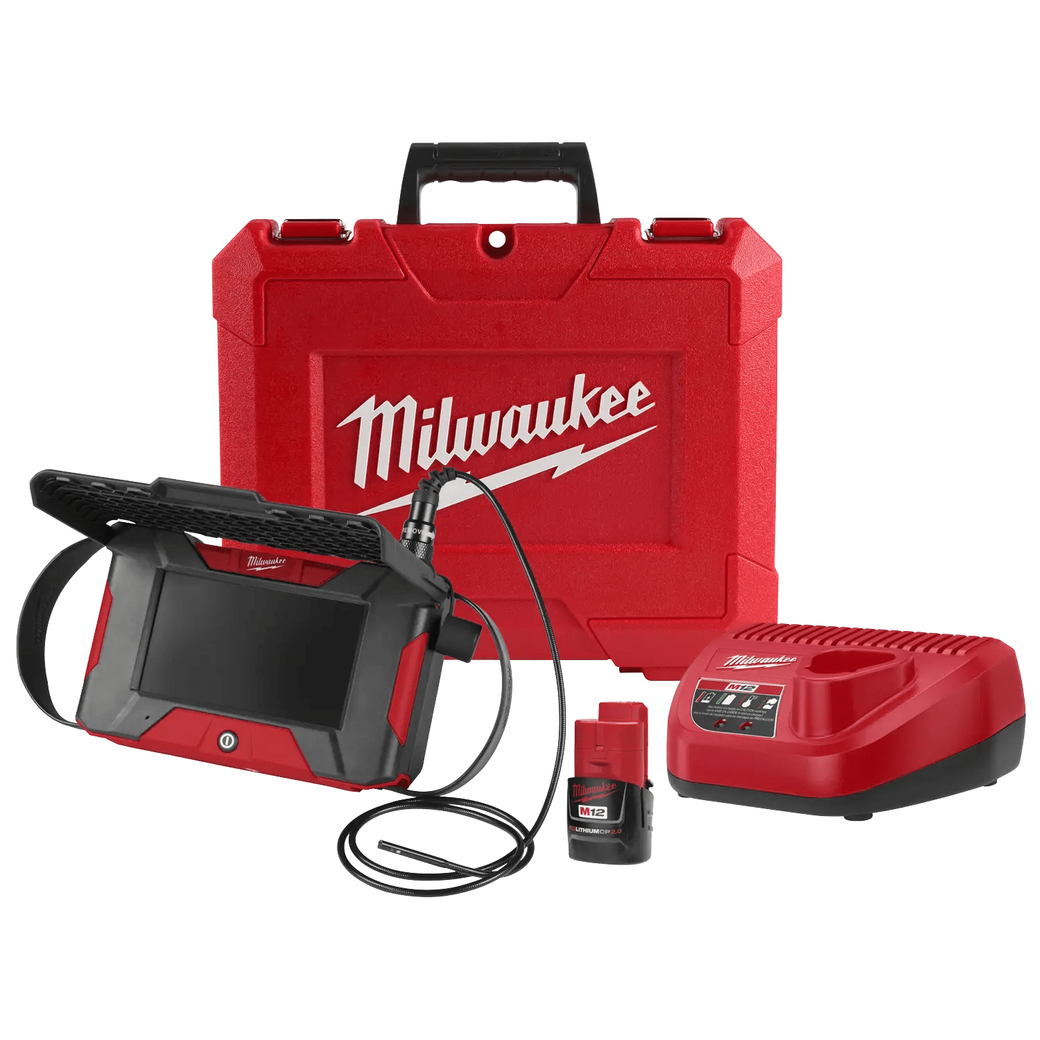 Milwaukee 3151-21 M12 Auto Shop Borescope w/ Wi-Fi File Sharing Kit (1) 2AH