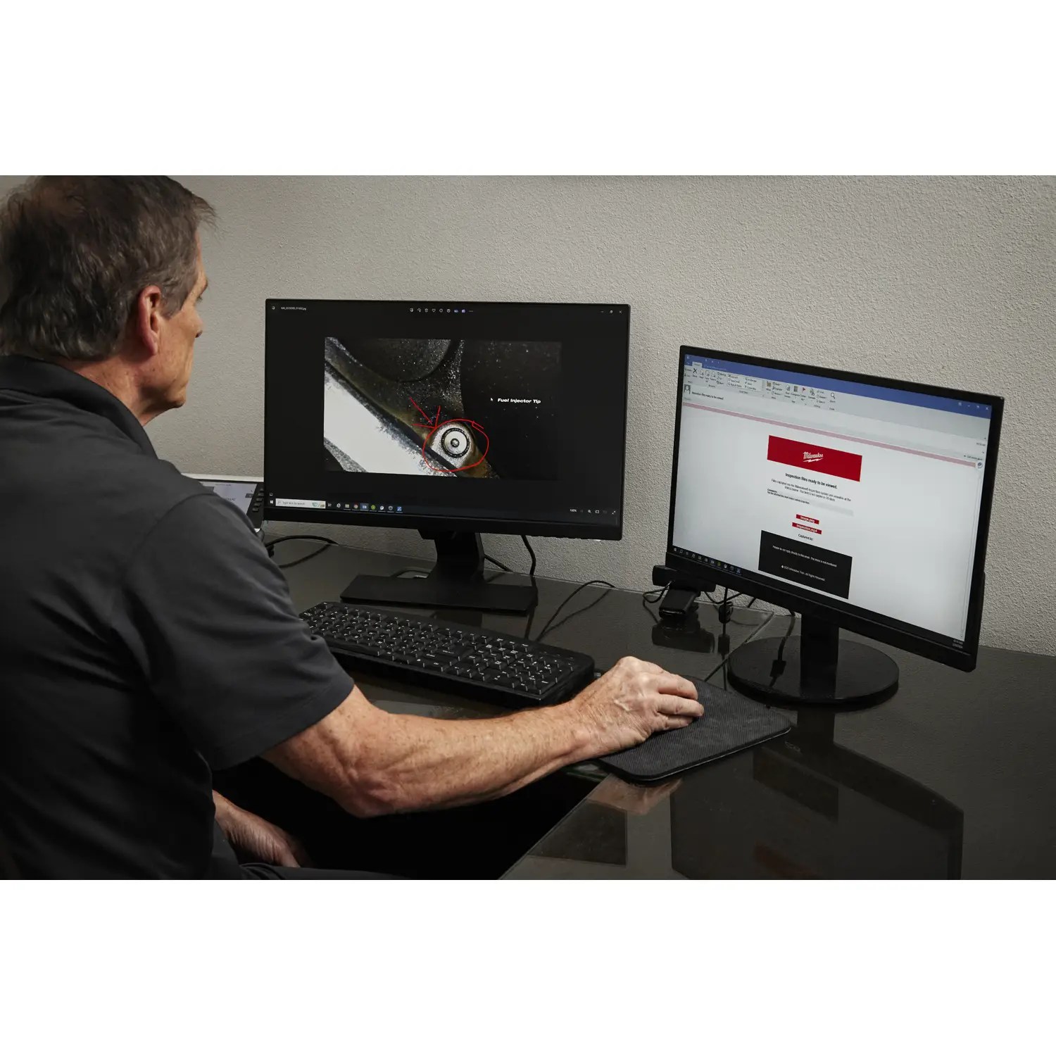 Milwaukee 3151-21 M12 Auto Shop Borescope w/ Wi-Fi File Sharing Kit (1) 2AH