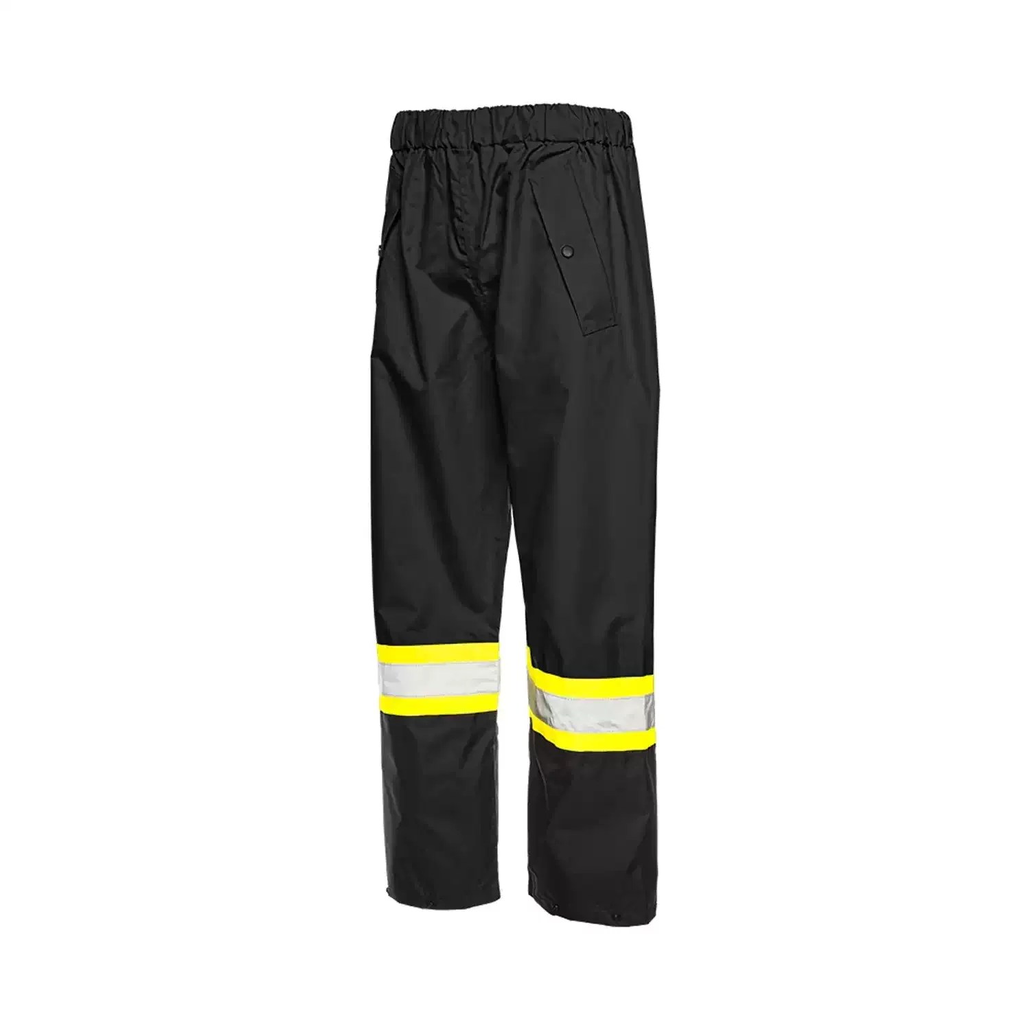 WASIP RP90K-M Ground Force Medium (M, Med) Hi-Vis Black Rain Pants