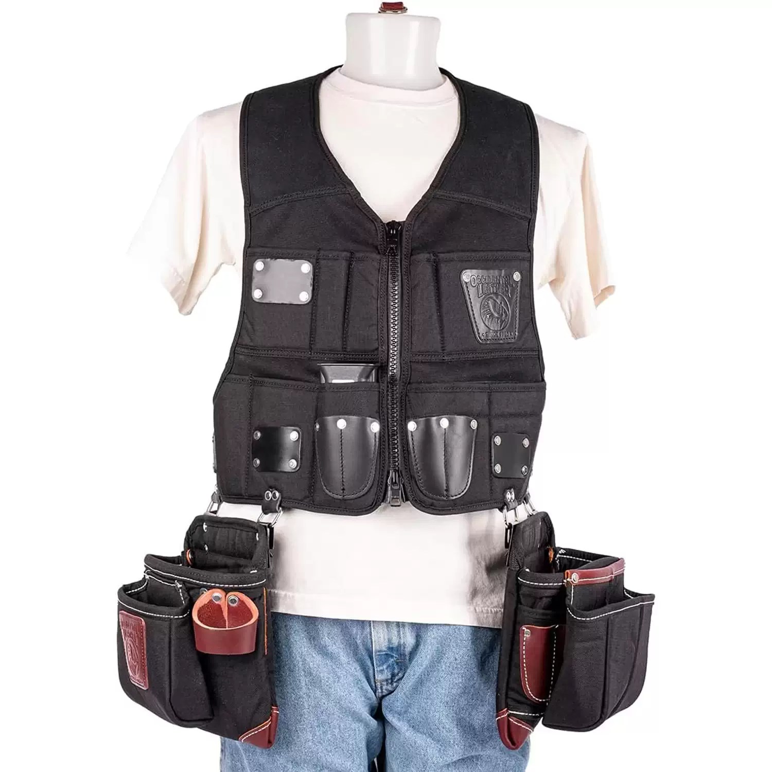 Occidental Leather 2536 Size Regular Builders’ Zip Vest