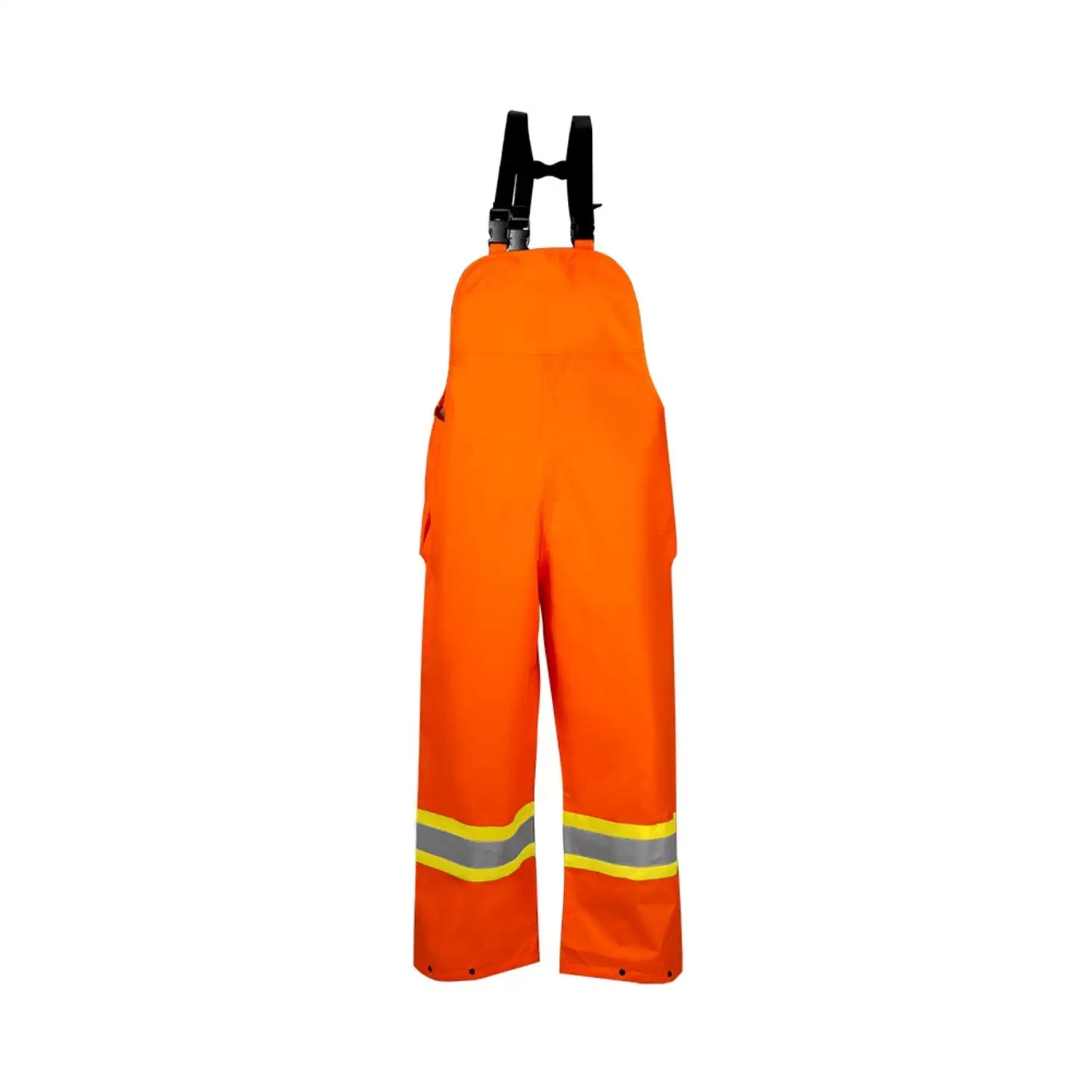 WASIP RB95O-2XL Ground Force Double Extra Large (2XL, XXL) Hi-Vis Ripstop Bib Pants – Hi-Vis Safety Orange