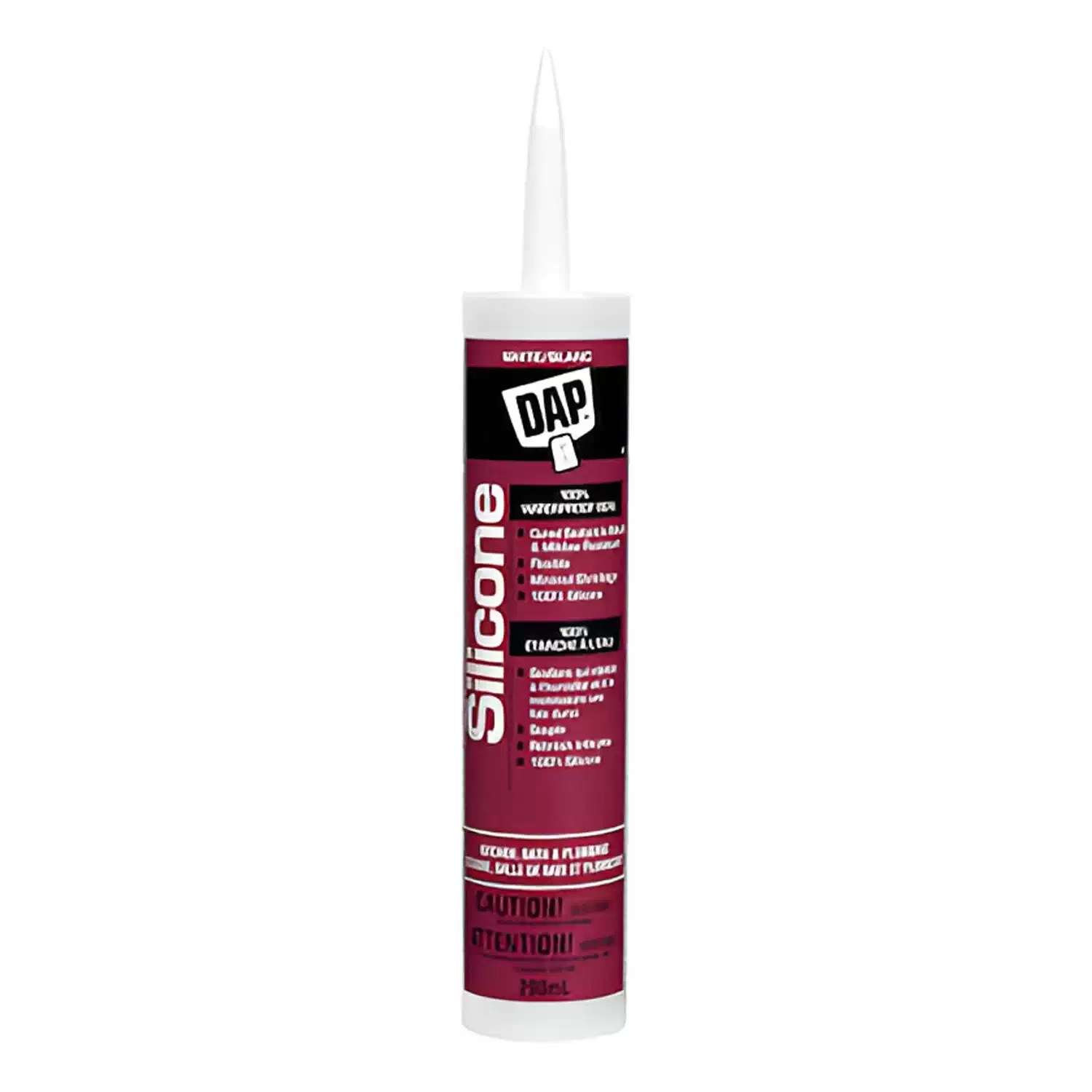 DAP 73446 White 290ML 100% Silicone Kitchen & Bath Sealant