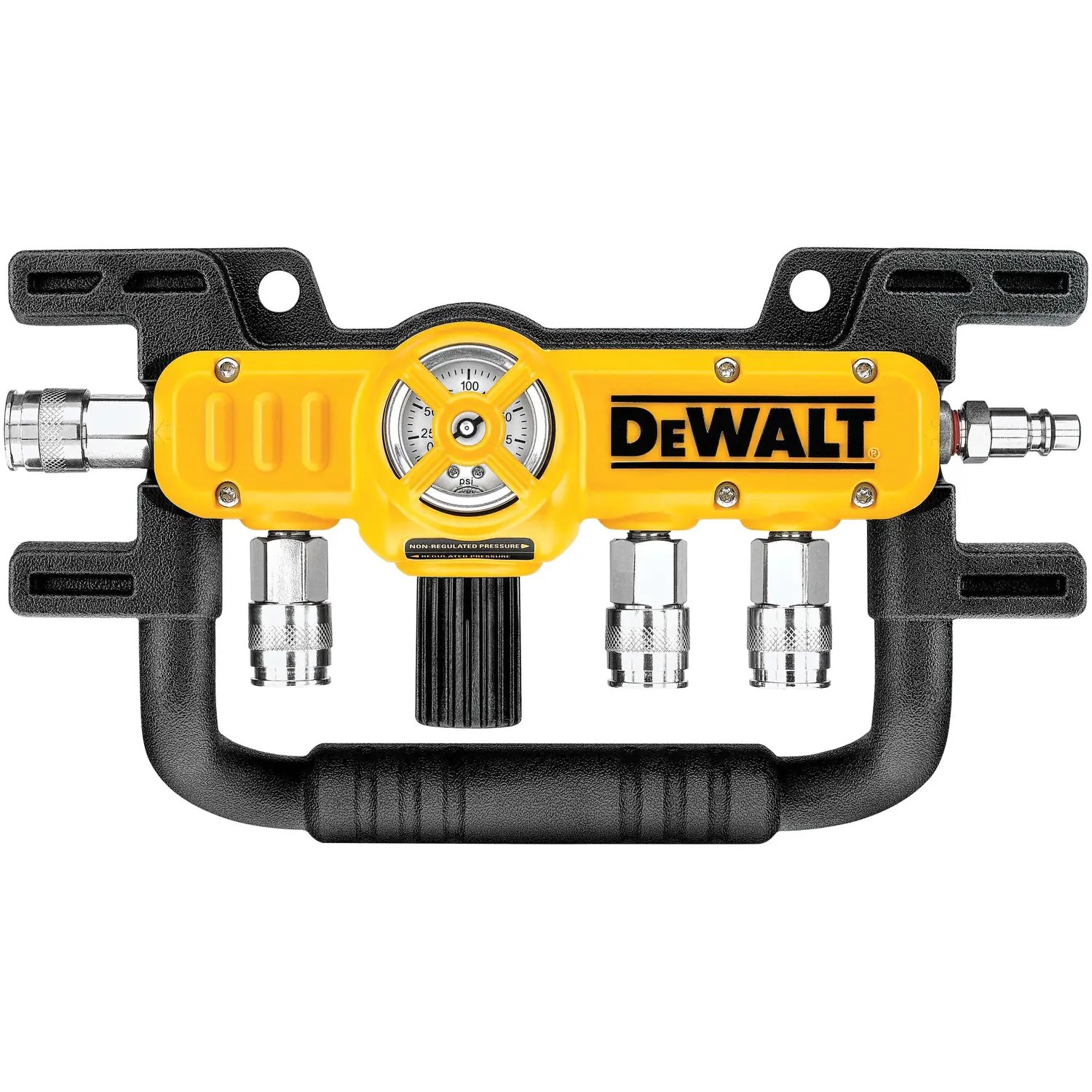 Dewalt D55040 Quadraport Air Line Splitter With Regulator
