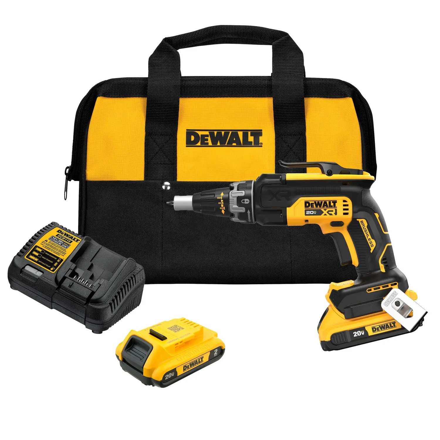 Dewalt DCF630D2 20V MAX* XTREME Cordless Brushless Drywall Screwgun Kit (2) Lithium Ion Batteries with Charger