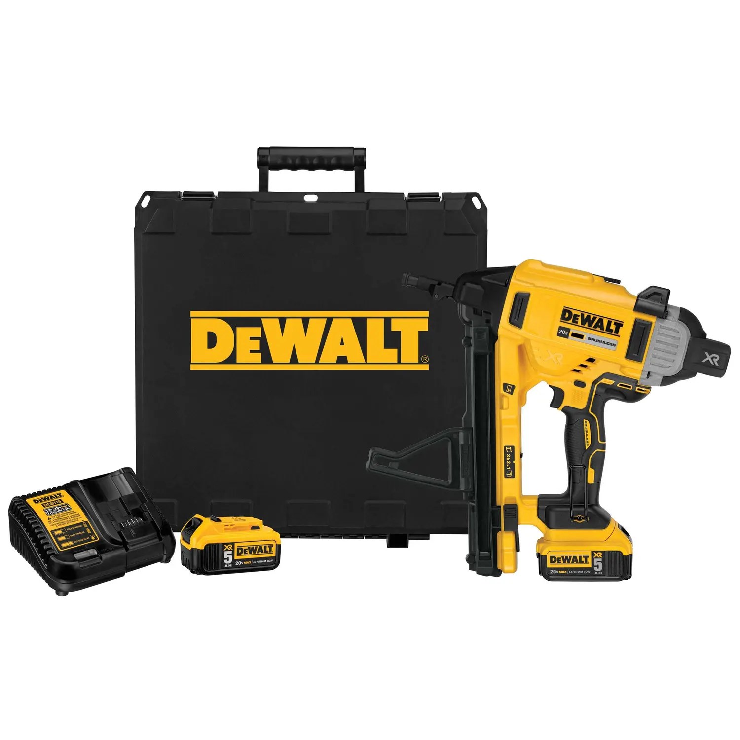 Dewalt DCN891P2 1" Magazine Cordless Concrete Nailer Kit