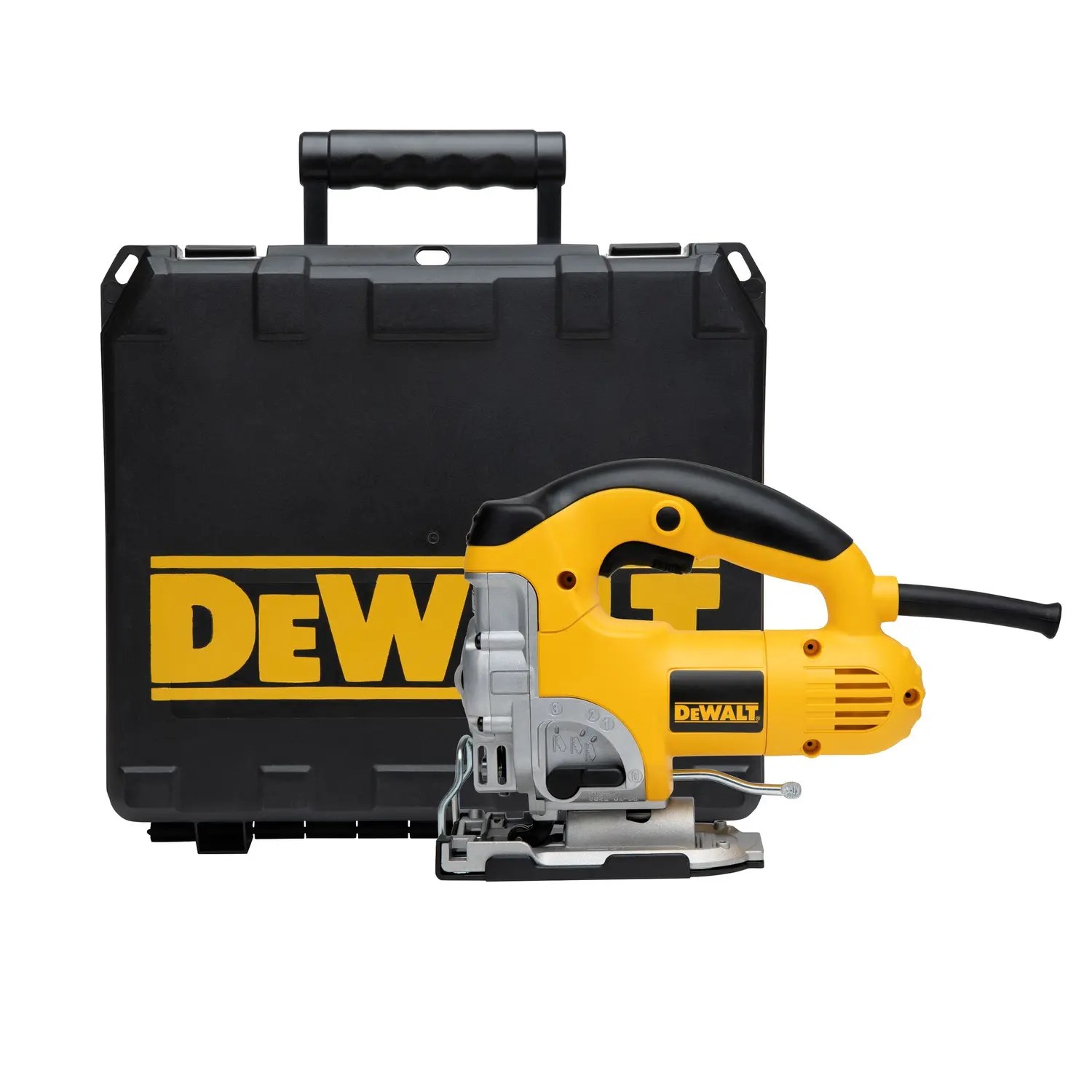 Dewalt DW331K Jig Saw Kit, Top Handle, 6.5-Amp, Corded