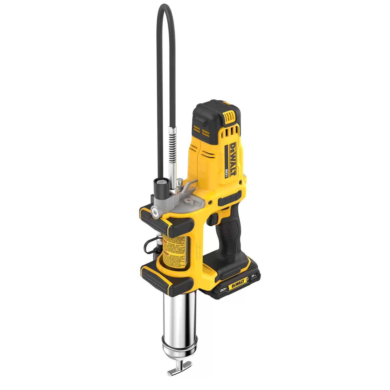 Dewalt DCGG581GD1 20V MAX Cordless 10,000 PSI Variable 2 Speed Grease Gun Kit (1) 2AH